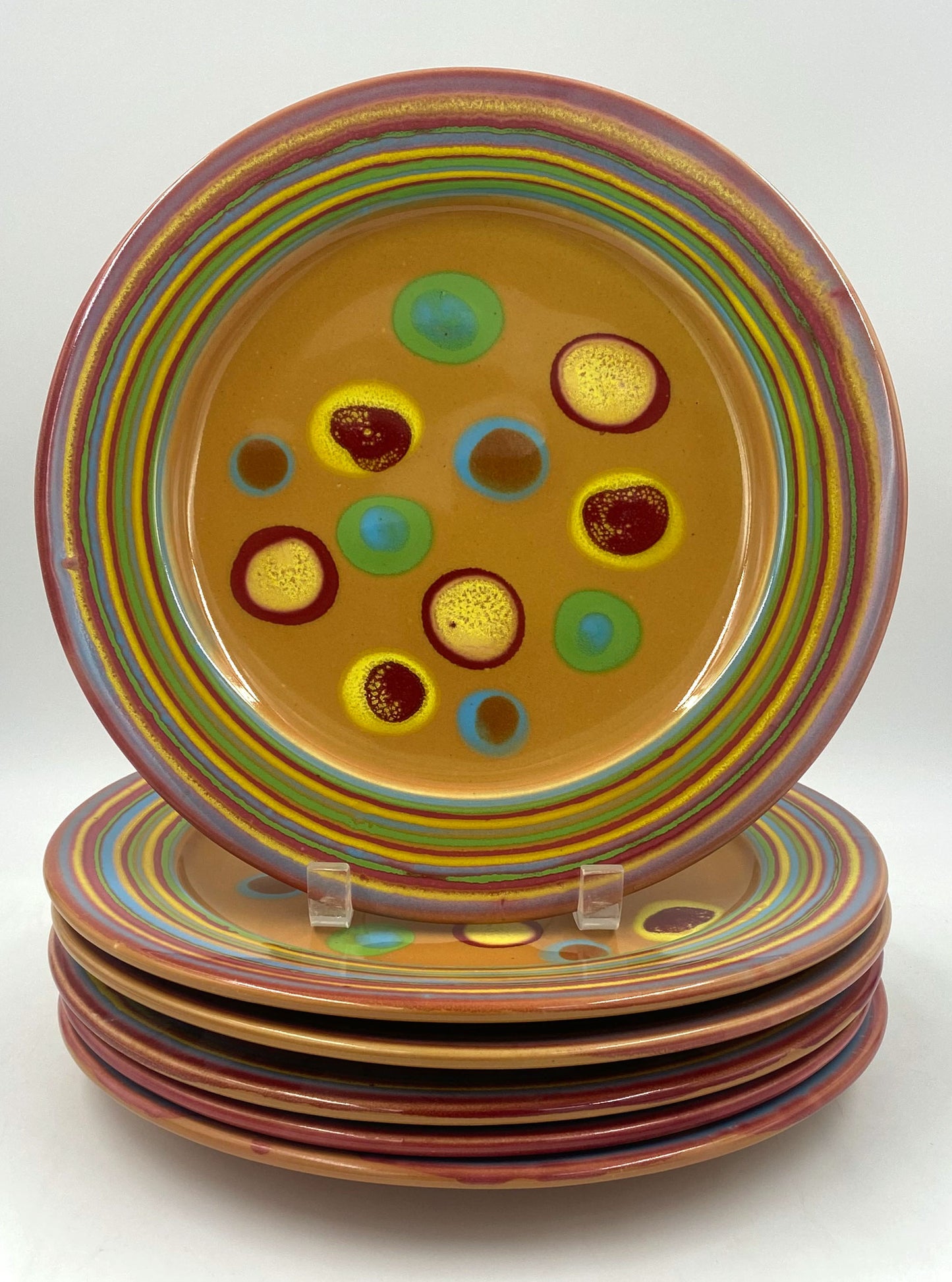 Saturn Orange Dinner Plate