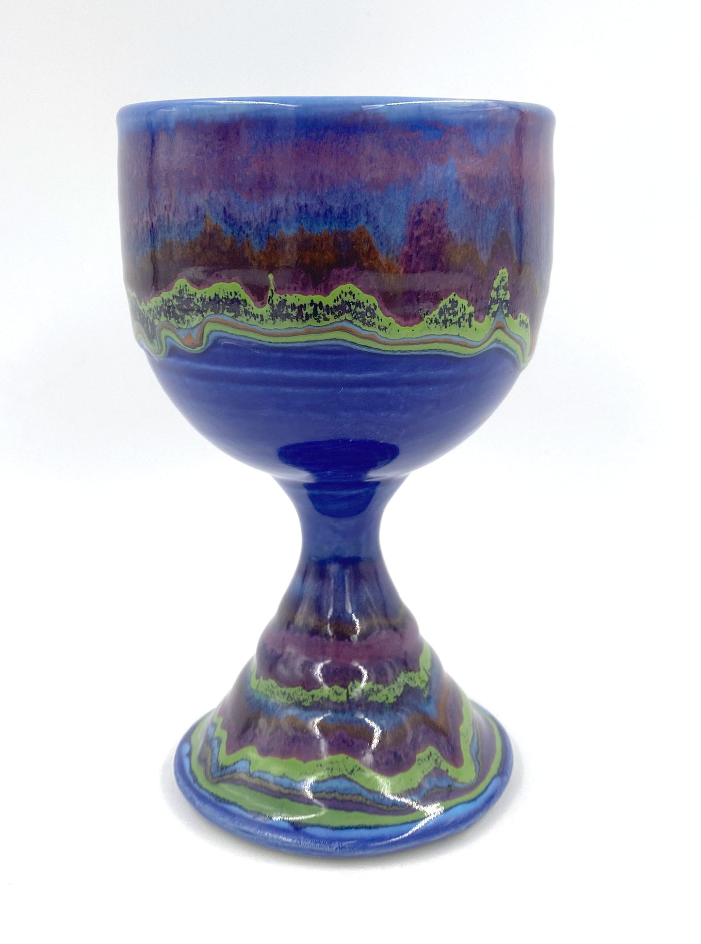 Galaxy Blue Goblet