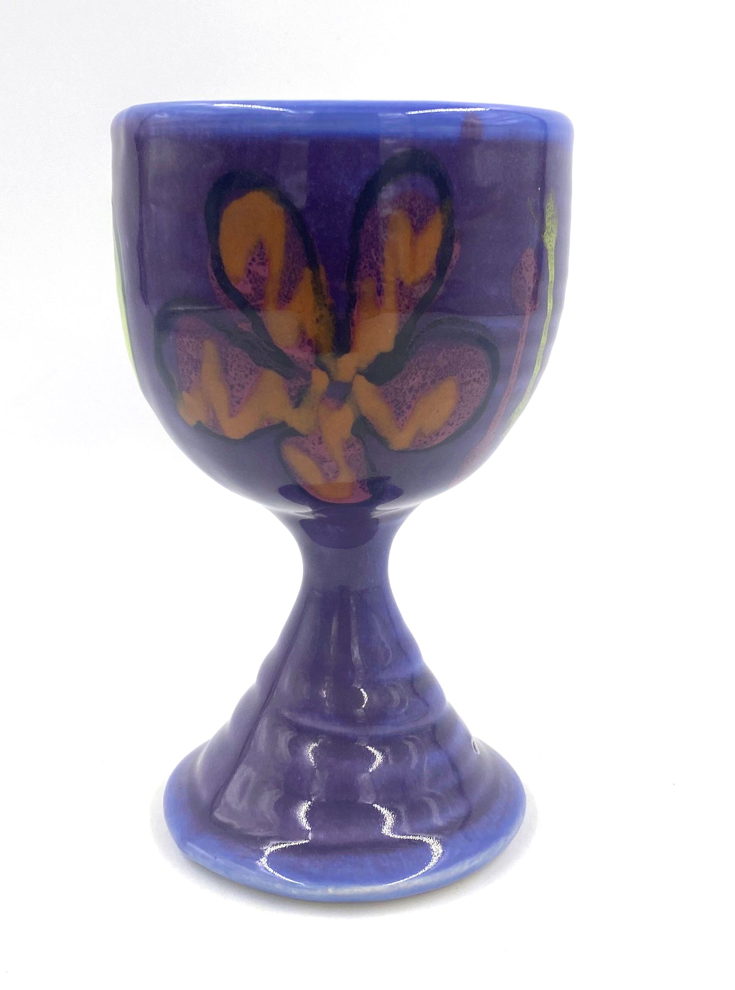 Purple Poppy Goblet