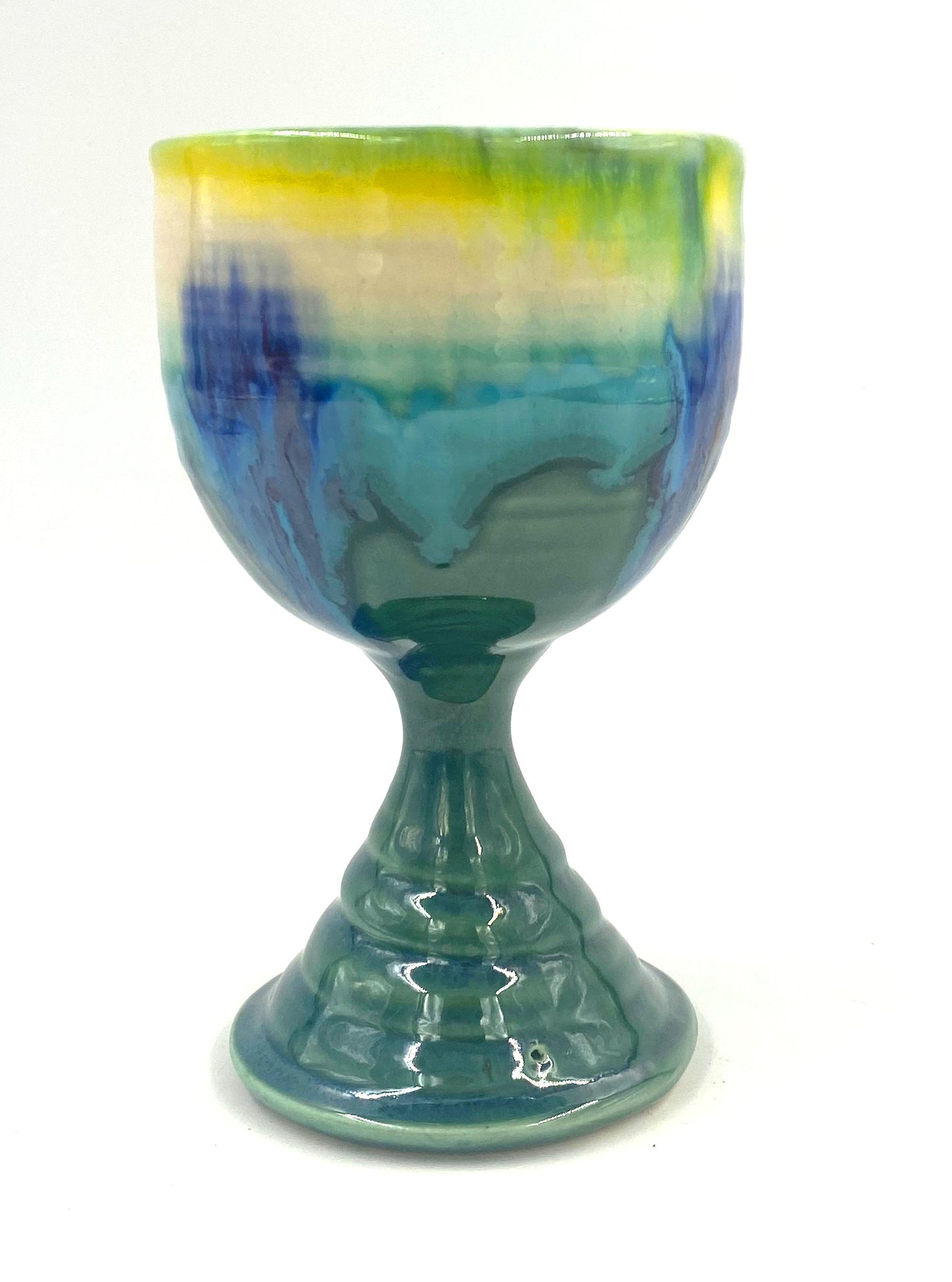 Teal Goblet