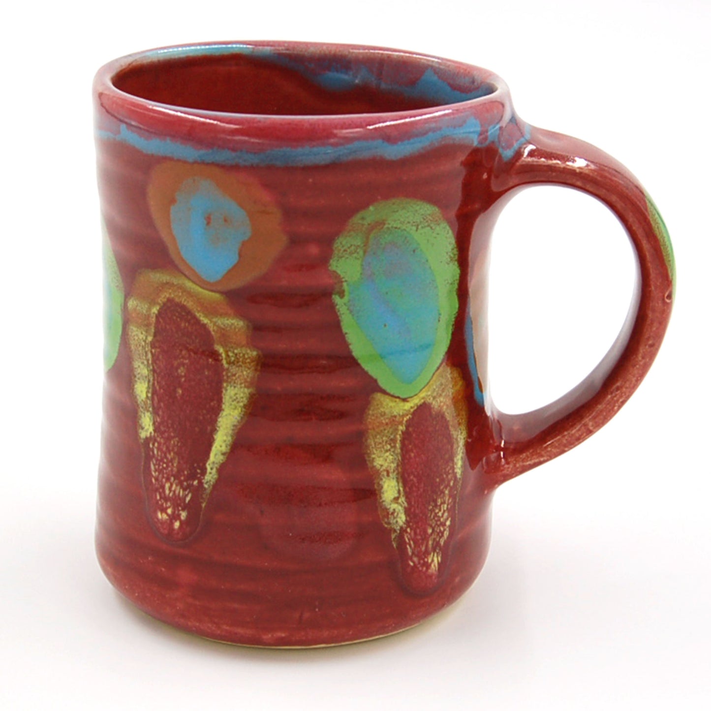 Asteroid Red Mug - Lasser Ceramics
