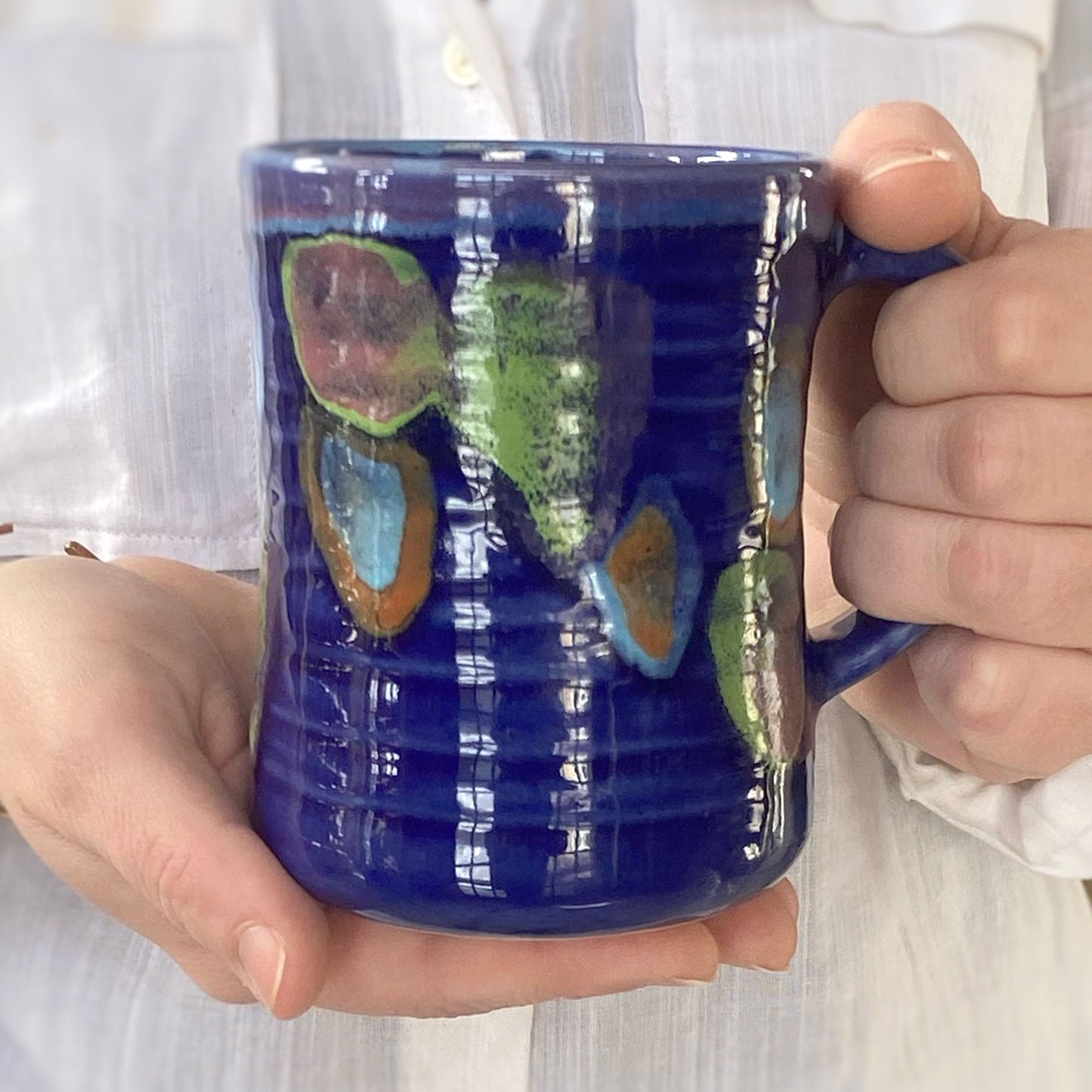 Galaxy Blue Mug - Lasser Ceramics