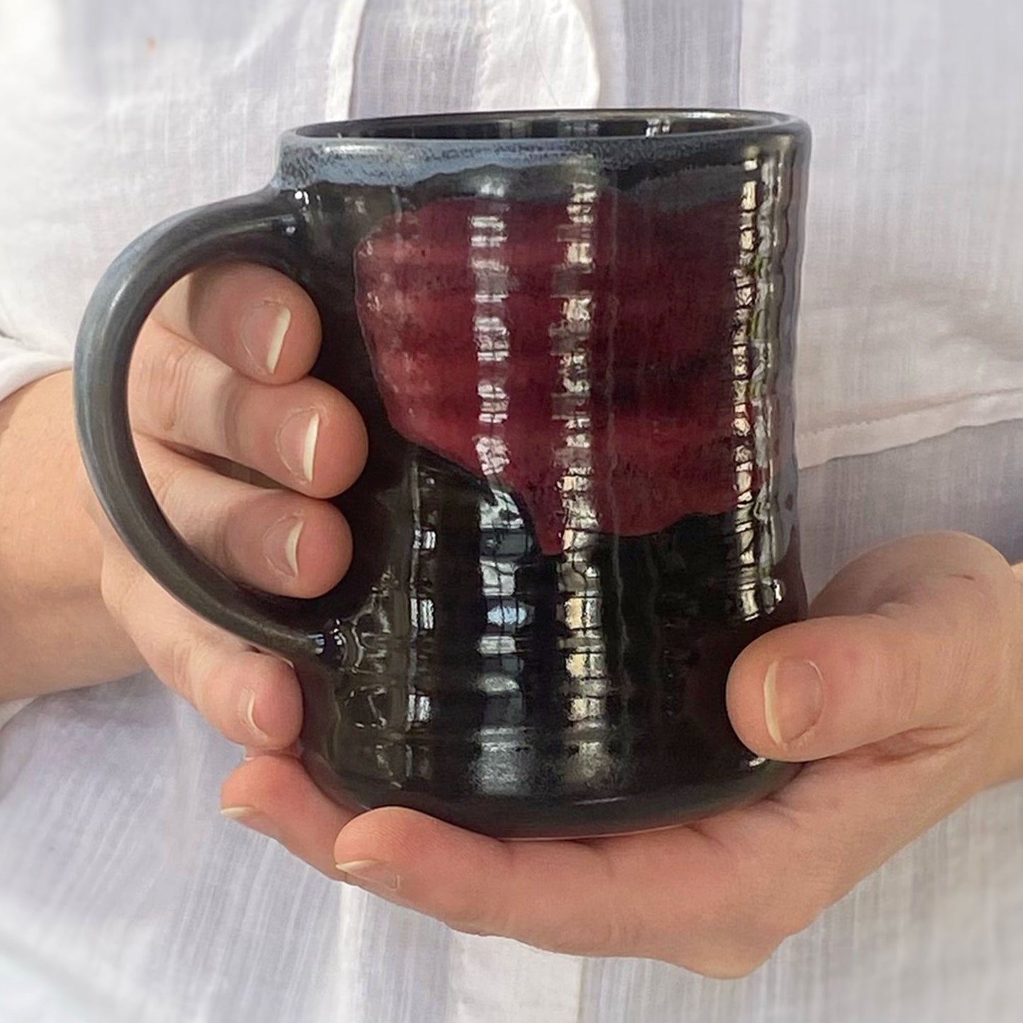 Midnight Tulip Place Setting - Lasser Ceramics