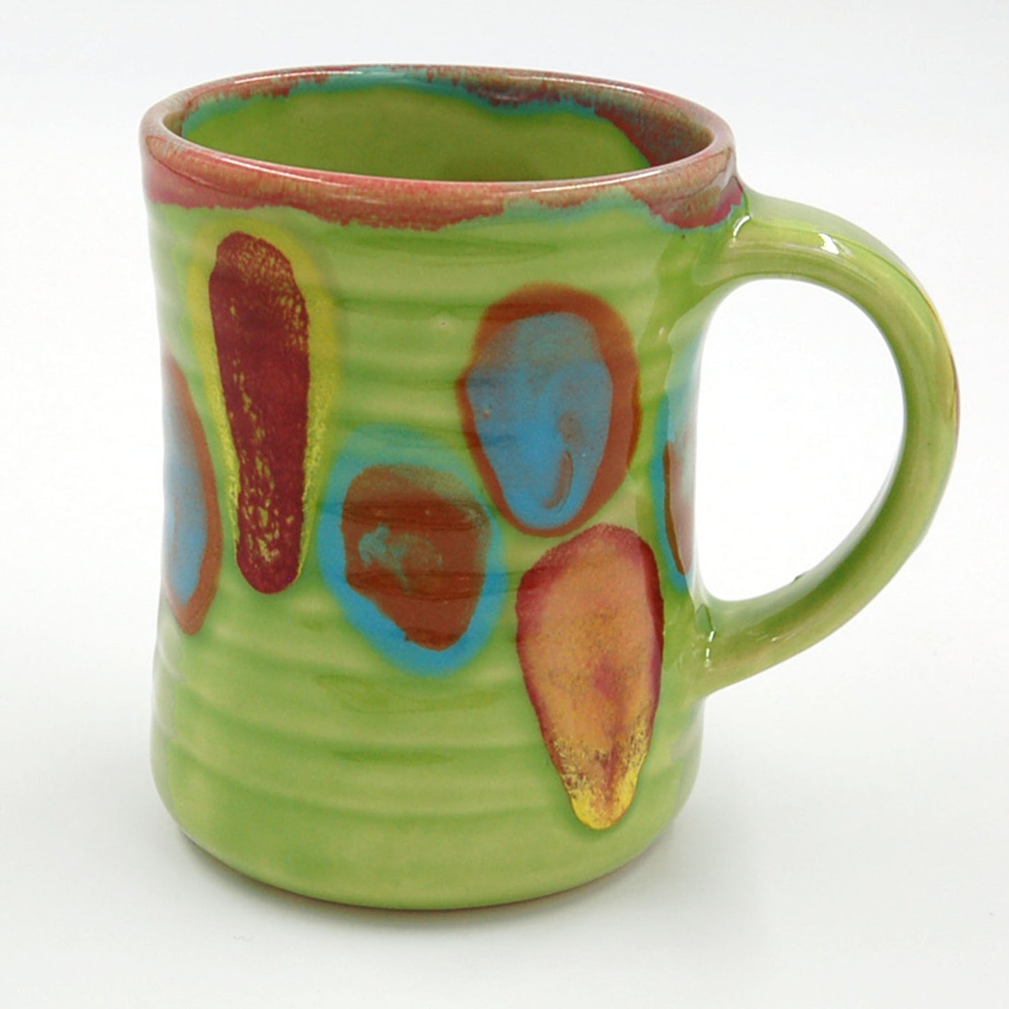 Planet Green Mug - Lasser Ceramics
