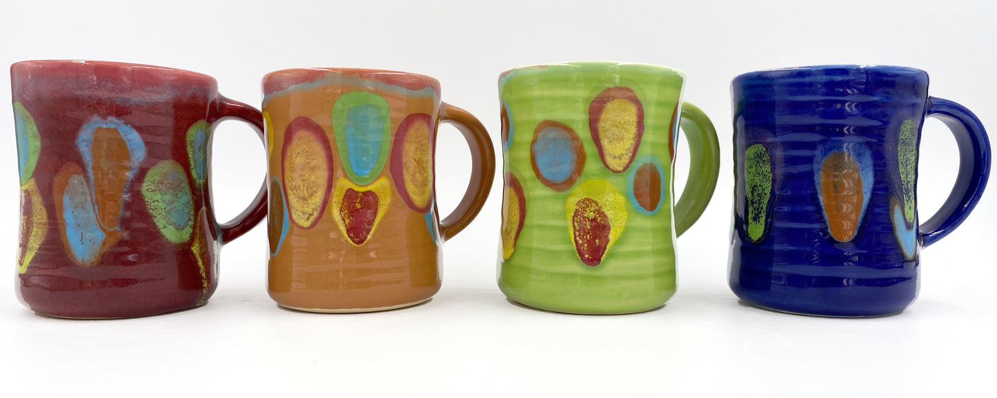 Saturn Orange Mug - Lasser Ceramics