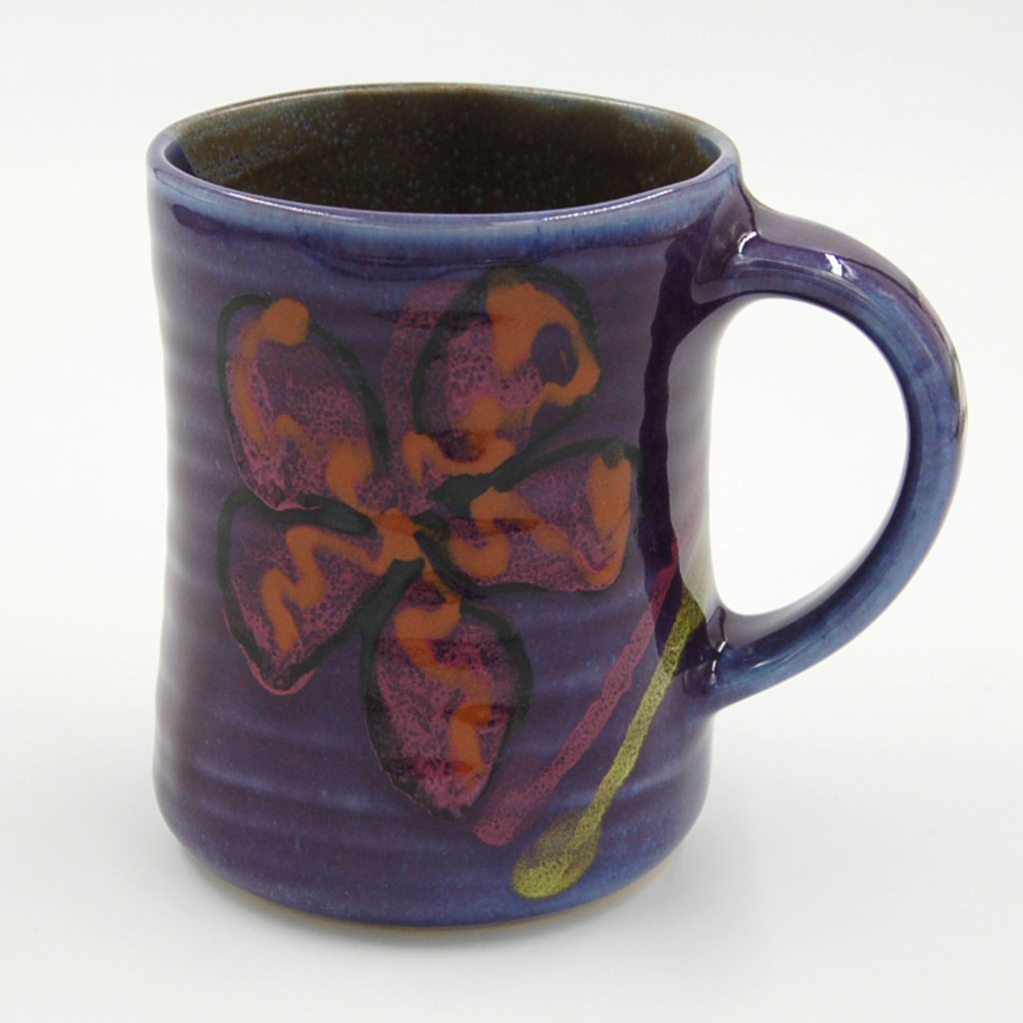 Purple Poppy Mug - Lasser Ceramics
