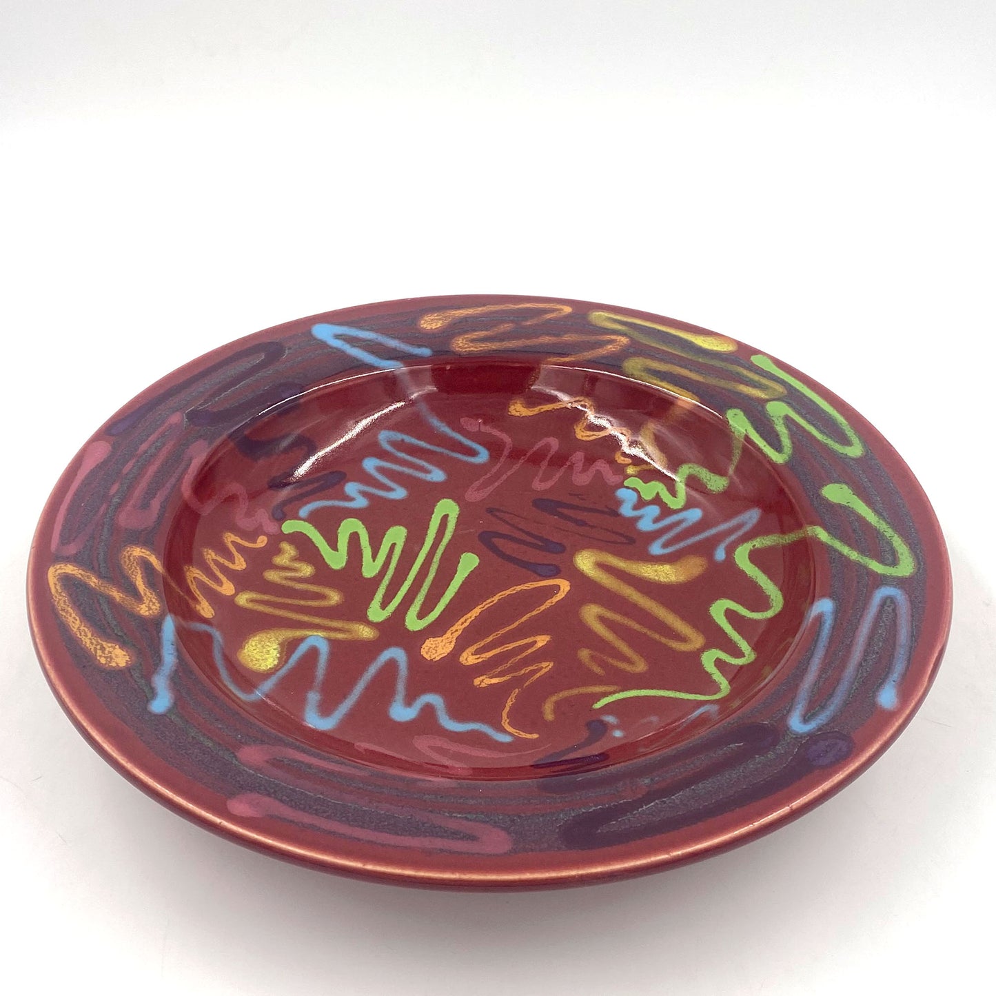 Red Craze Pasta Bowl - Lasser Ceramics
