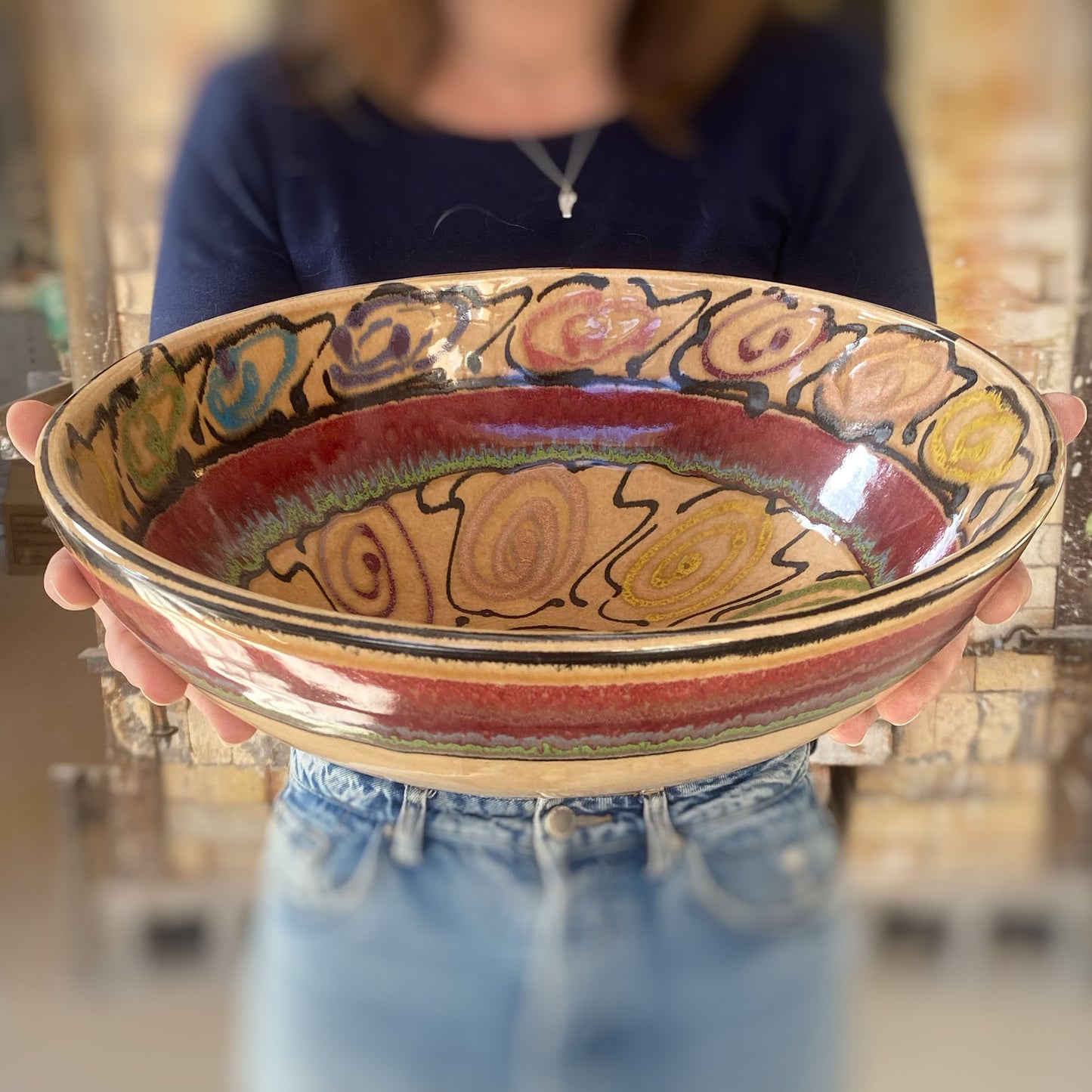 Detroiter Serving Bowl