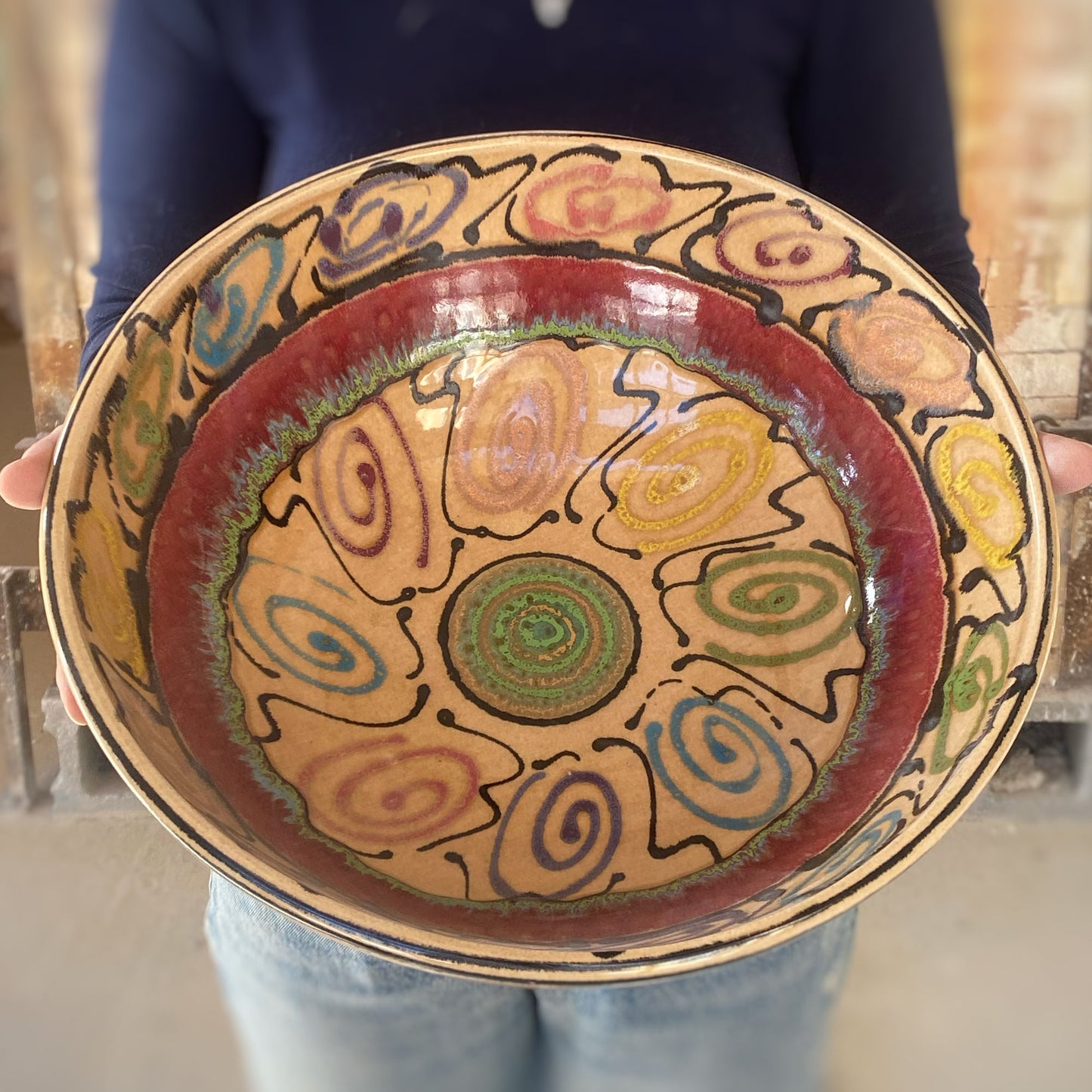 Detroiter Serving Bowl - Lasser Ceramics