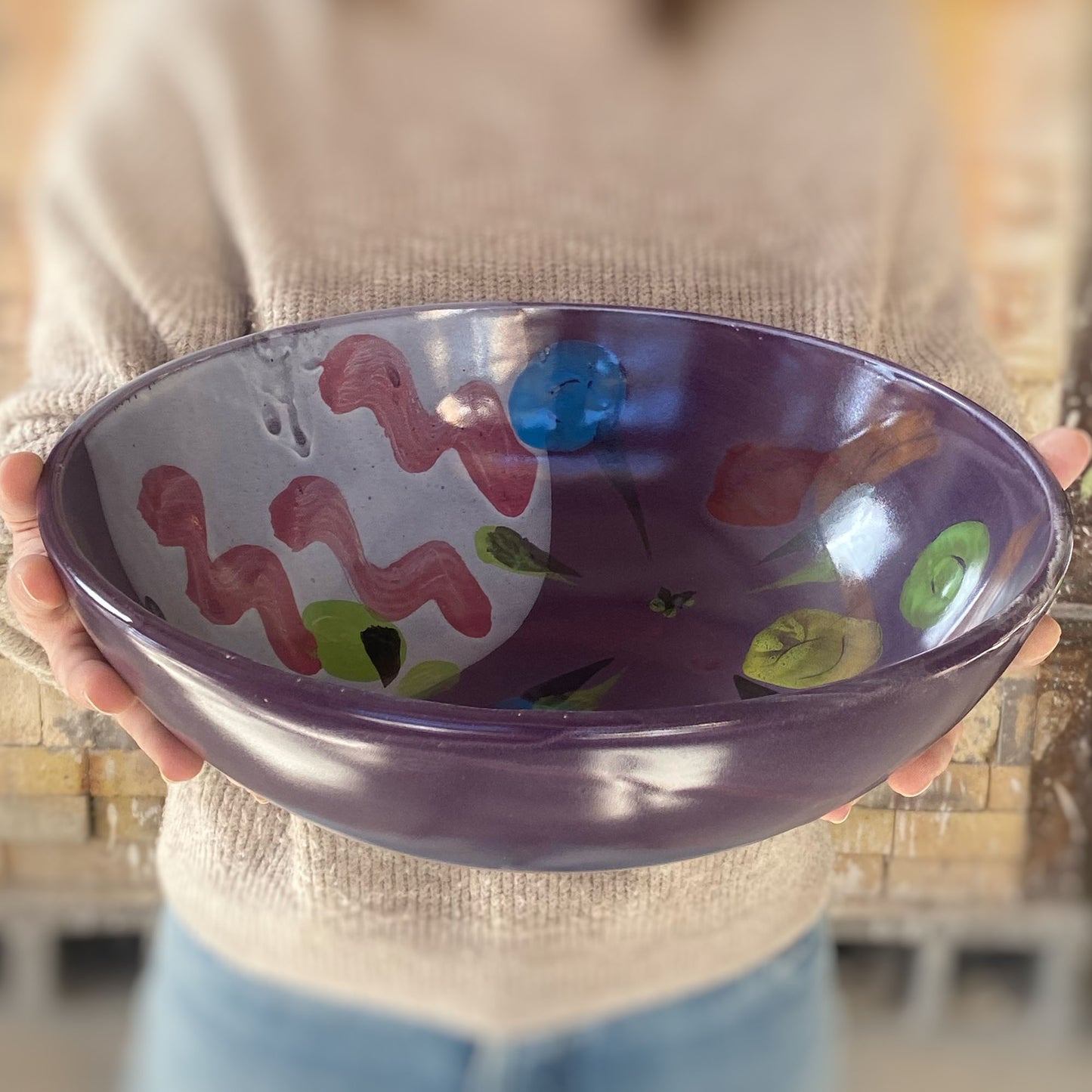 Fifty-Fifty Serving Bowl