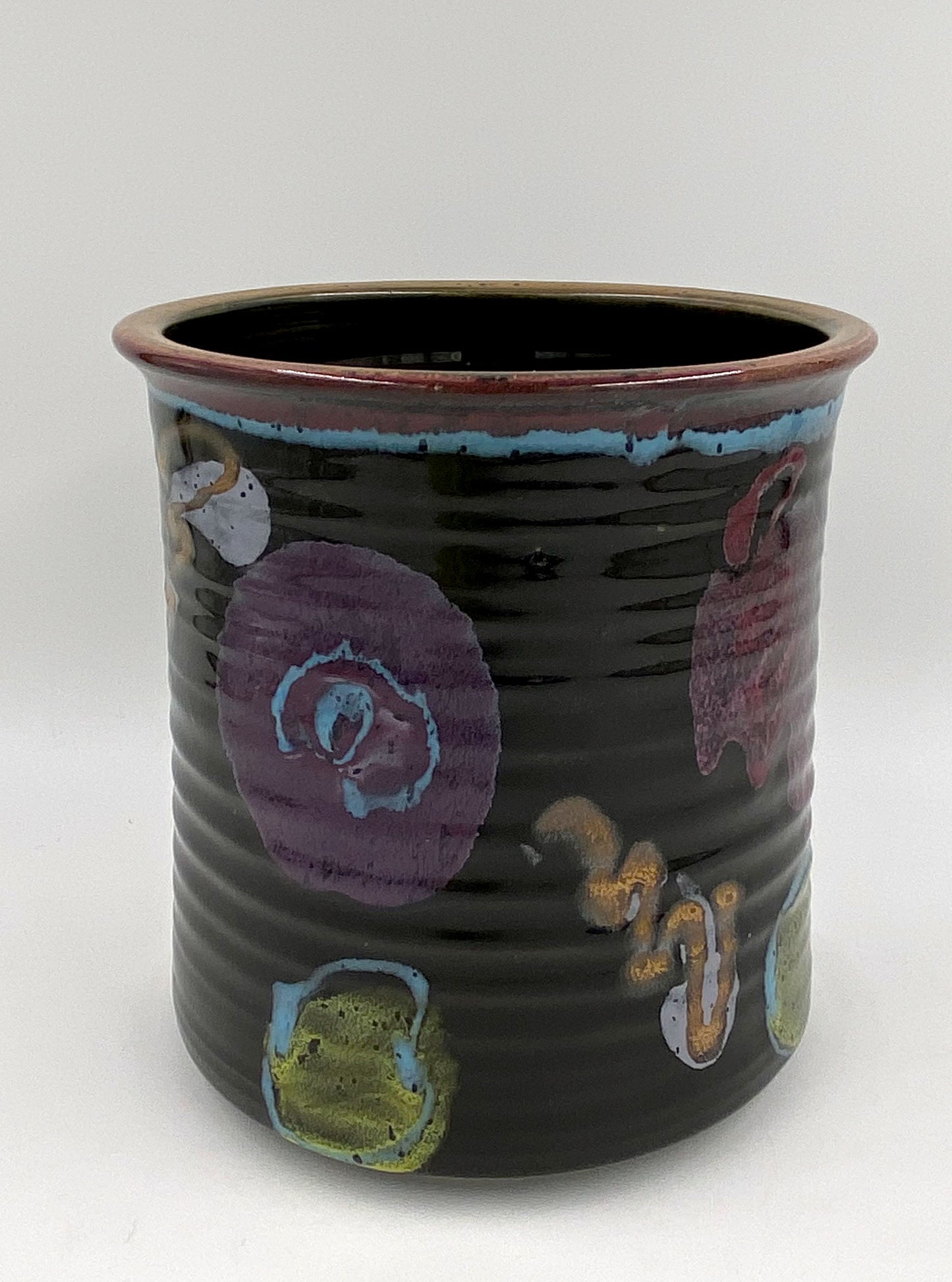 Black Out Utensil Holder - Lasser Ceramics