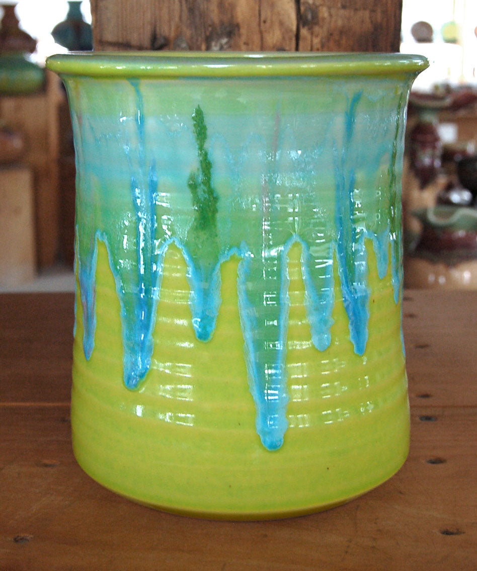 Ocean Utensil Holder - Lasser Ceramics