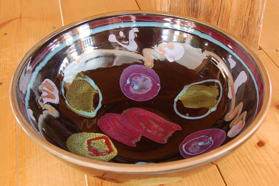 Black Out Serving Bowl - Lasser Ceramics