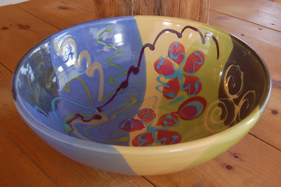 Mardi Gras Serving Bowl