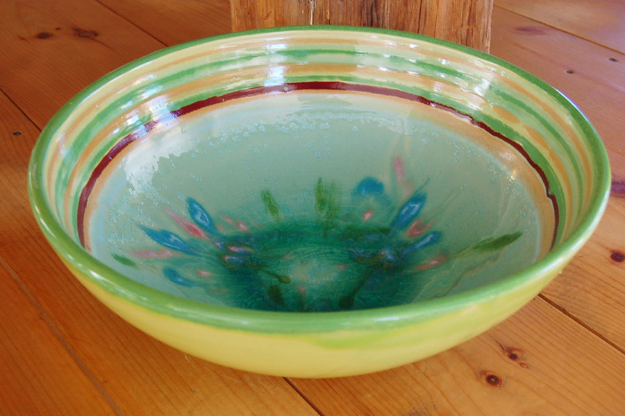 Ocean Serving Bowl - Lasser Ceramics