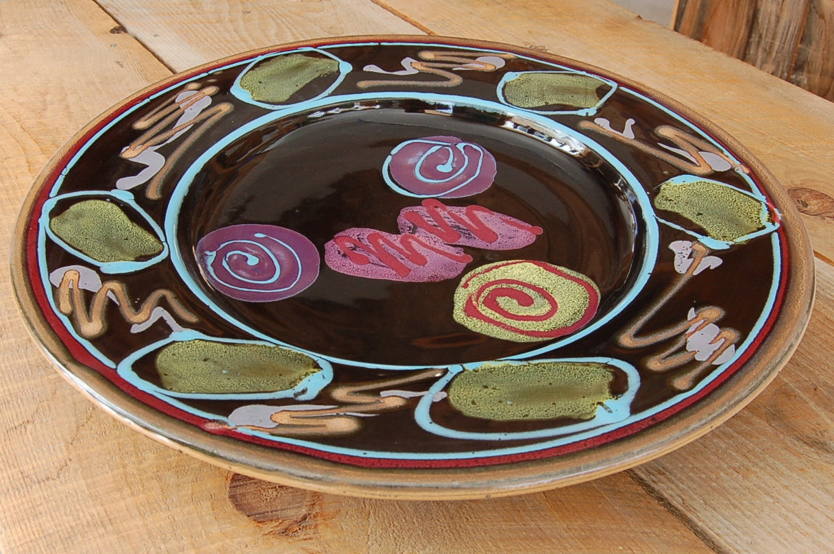 Black Out Platter - Lasser Ceramics
