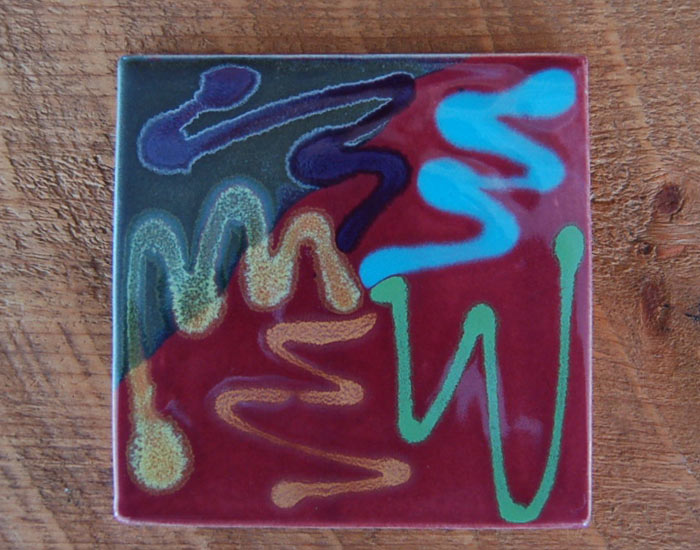 Red Craze Tile