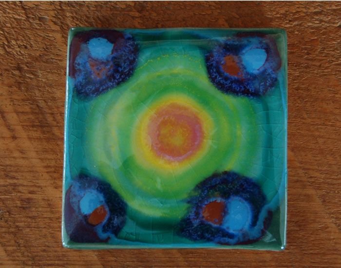 Teal Drop Tile