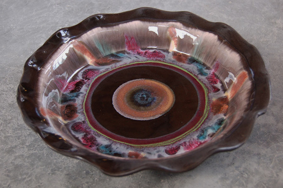 Pearl Pie Plate - Lasser Ceramics