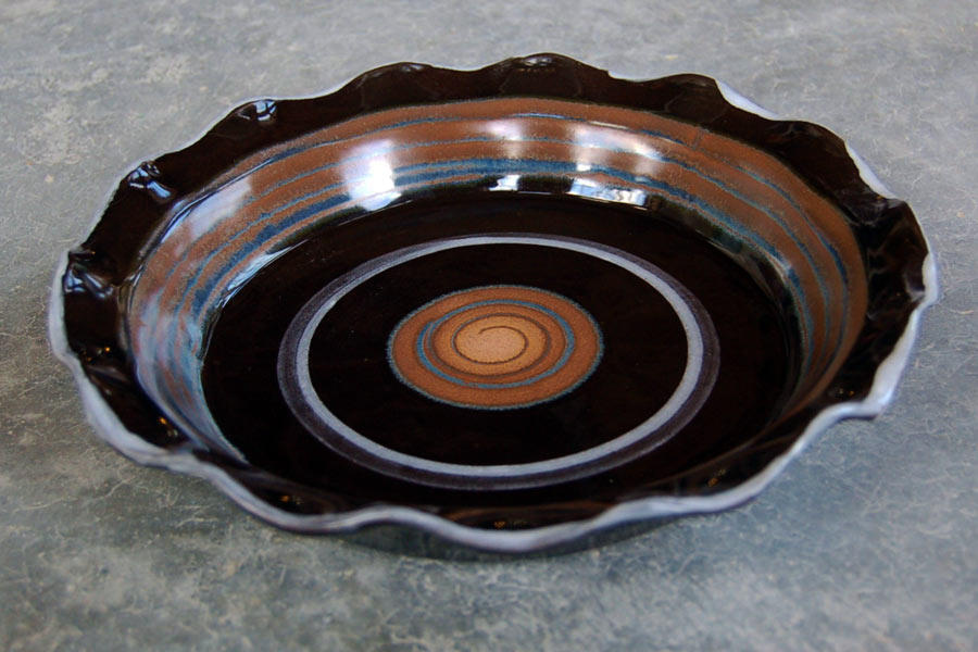 Tiger Stripe Pie Plate