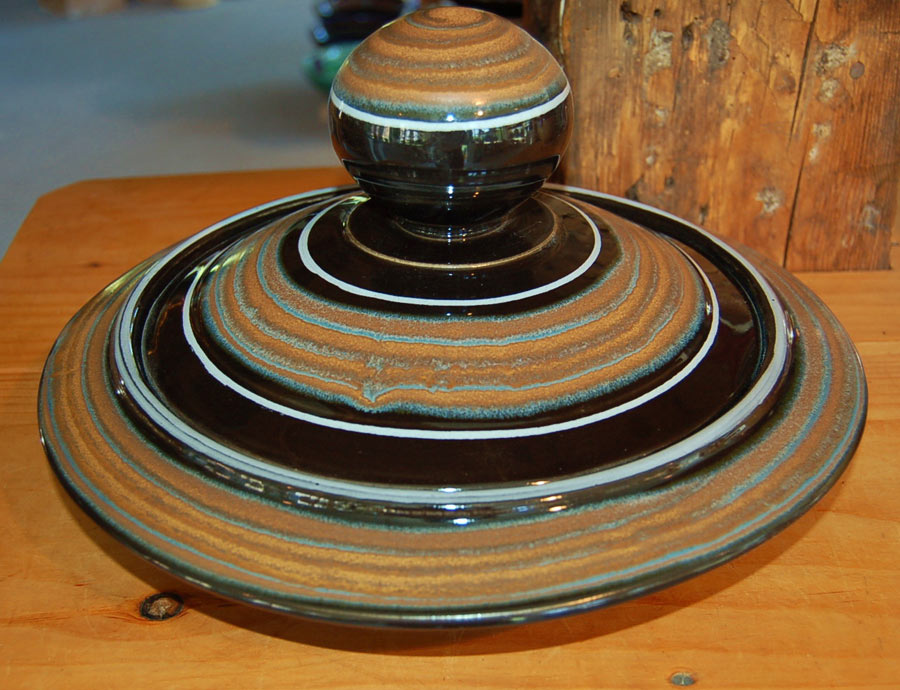 Tiger Stripe Casserole Dish - Lasser Ceramics