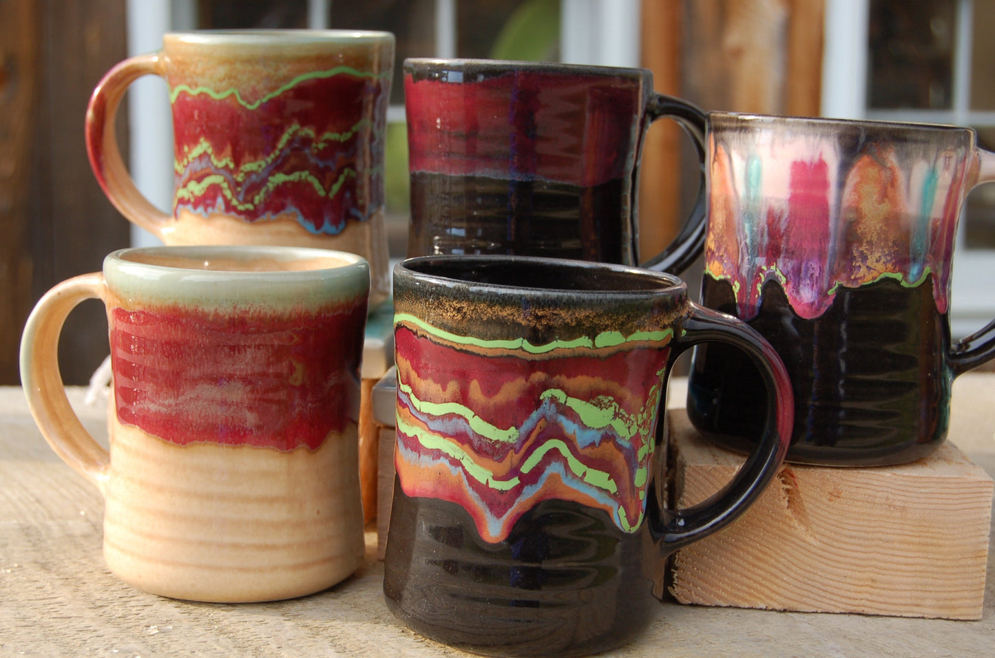 Midnight Tulip Mug - Lasser Ceramics