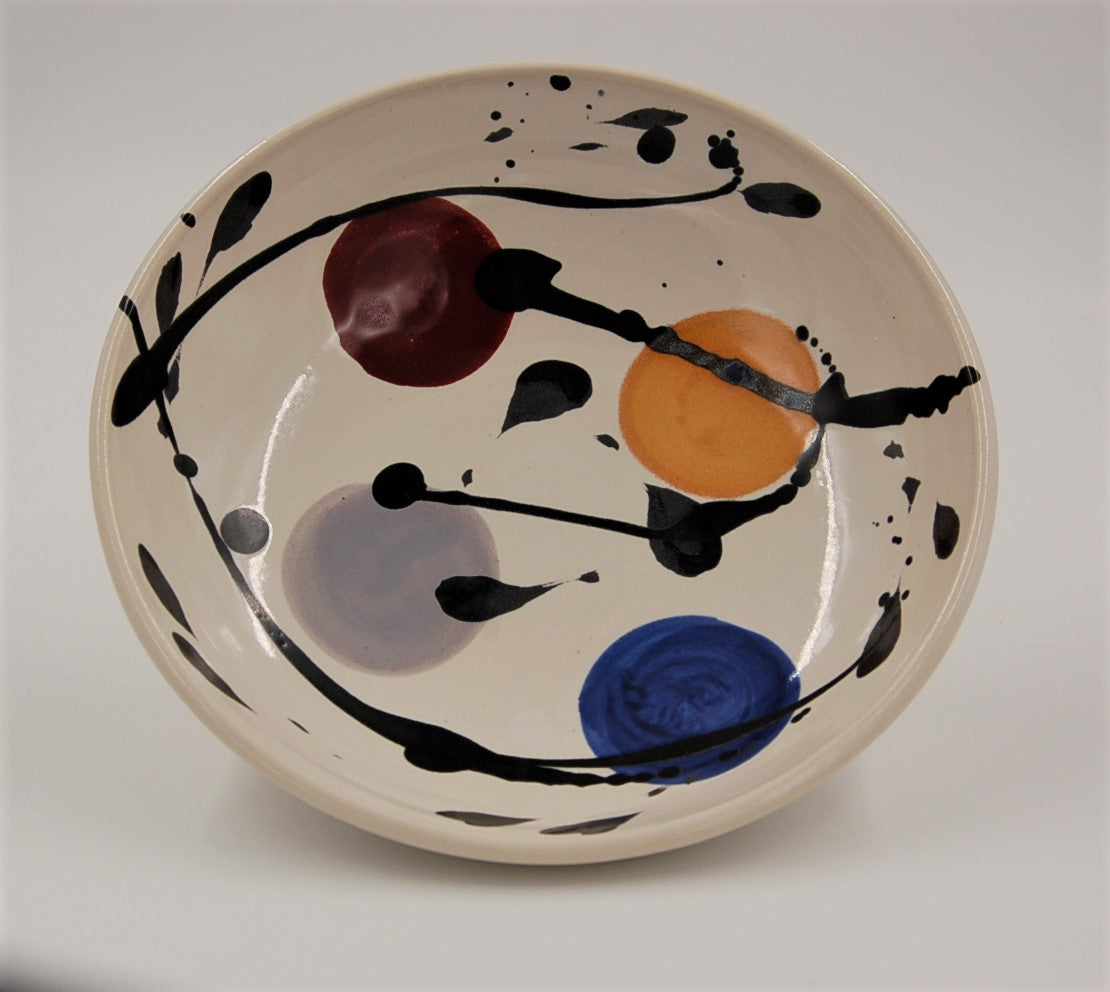 Clear White Dinner Bowl - Lasser Ceramics