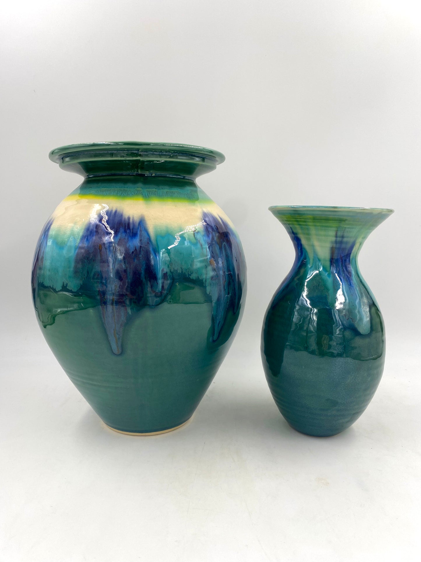 Teal Classic Vase - Lasser Ceramics