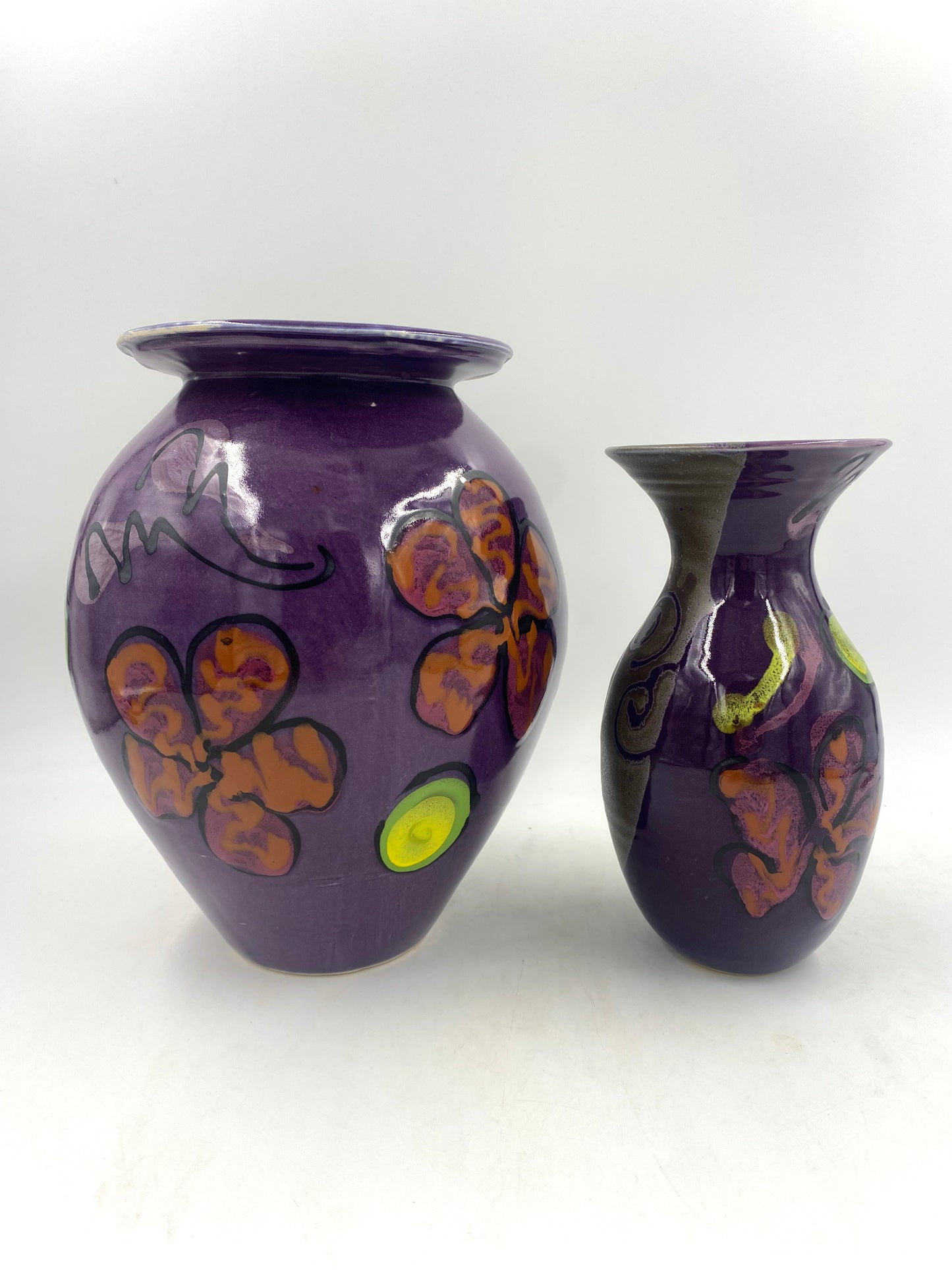 Purple Poppy Classic Vase - Lasser Ceramics