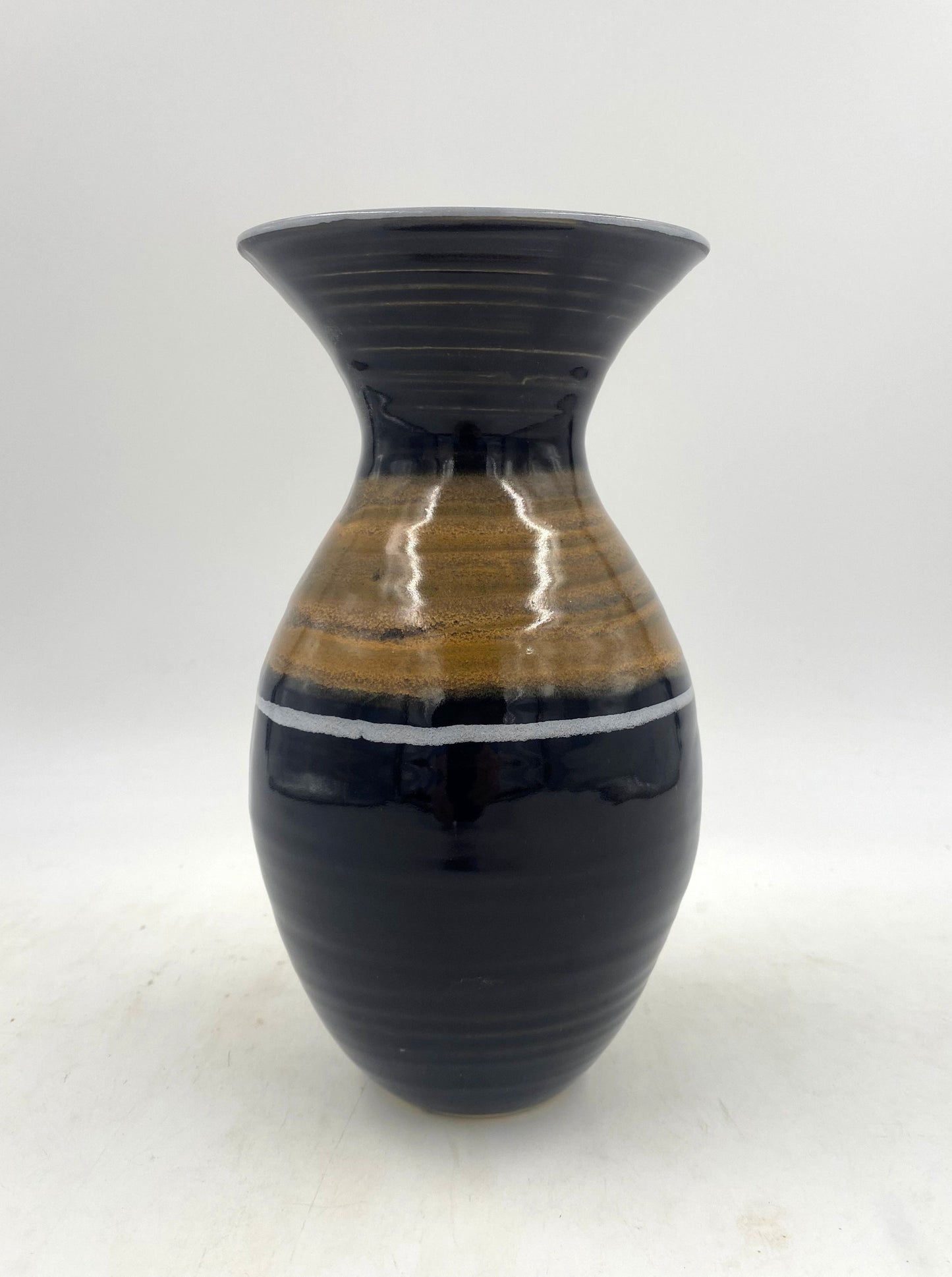 Tiger Stripe Petite Vase - Lasser Ceramics