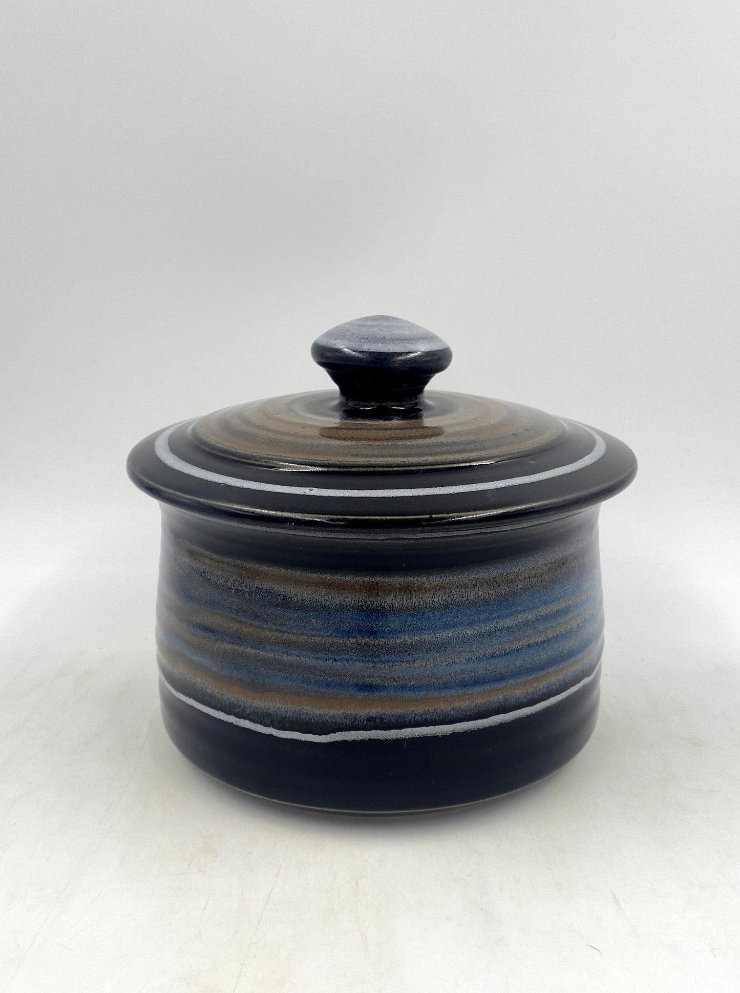 Tiger Stripe Cannister - Lasser Ceramics