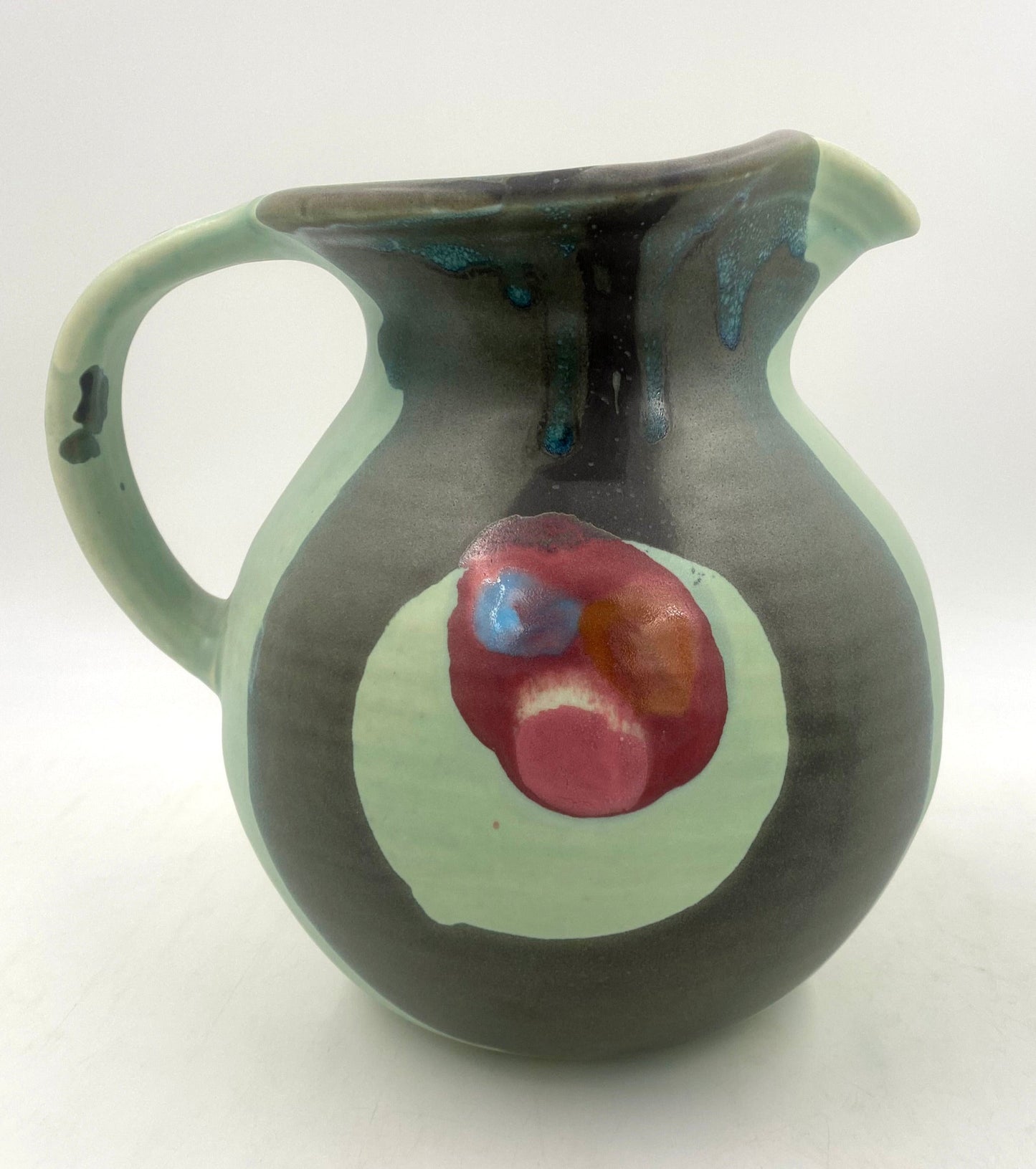 Green Black Pitcher