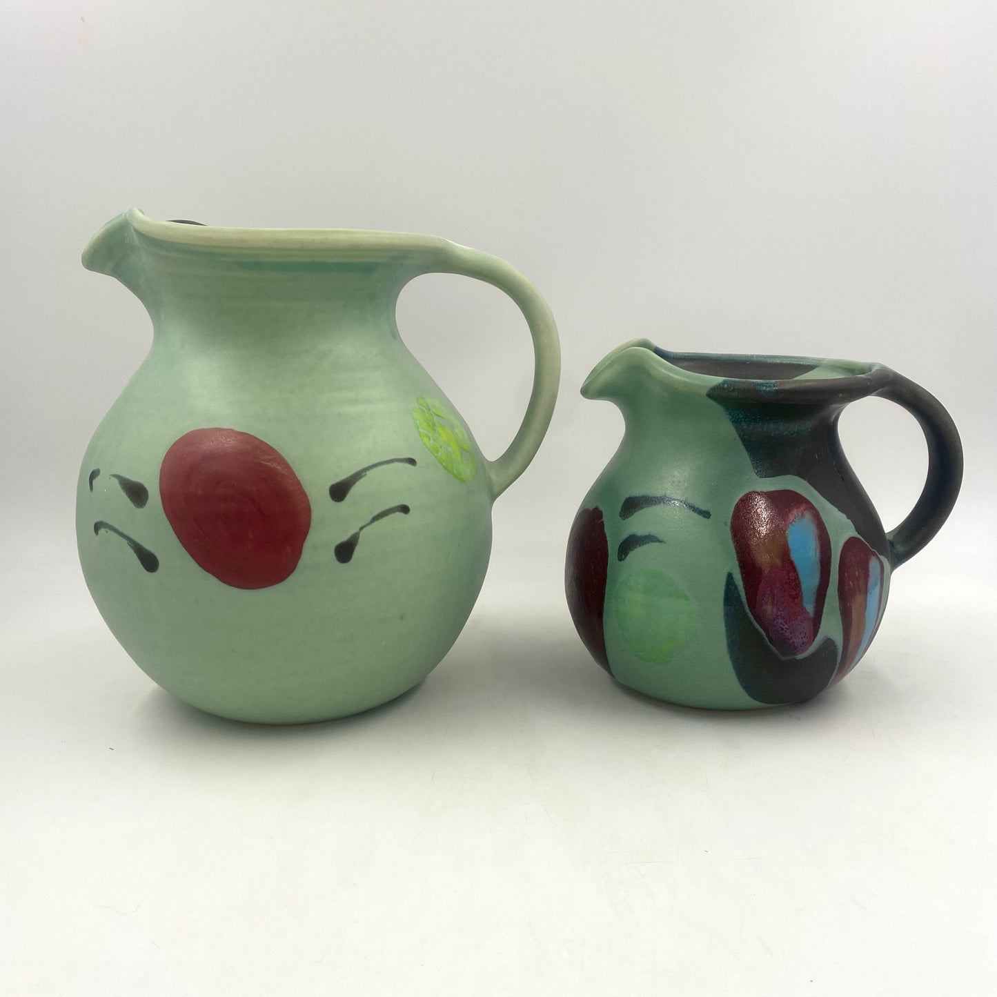 Green Black Pitcher