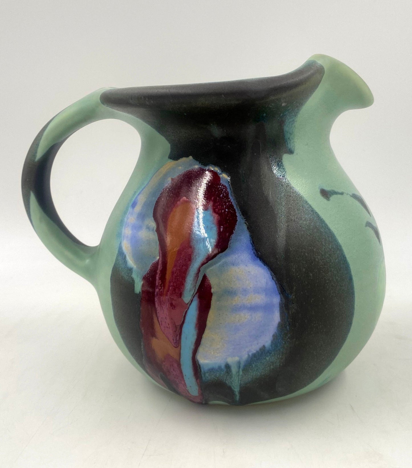 Green Black Pitcher