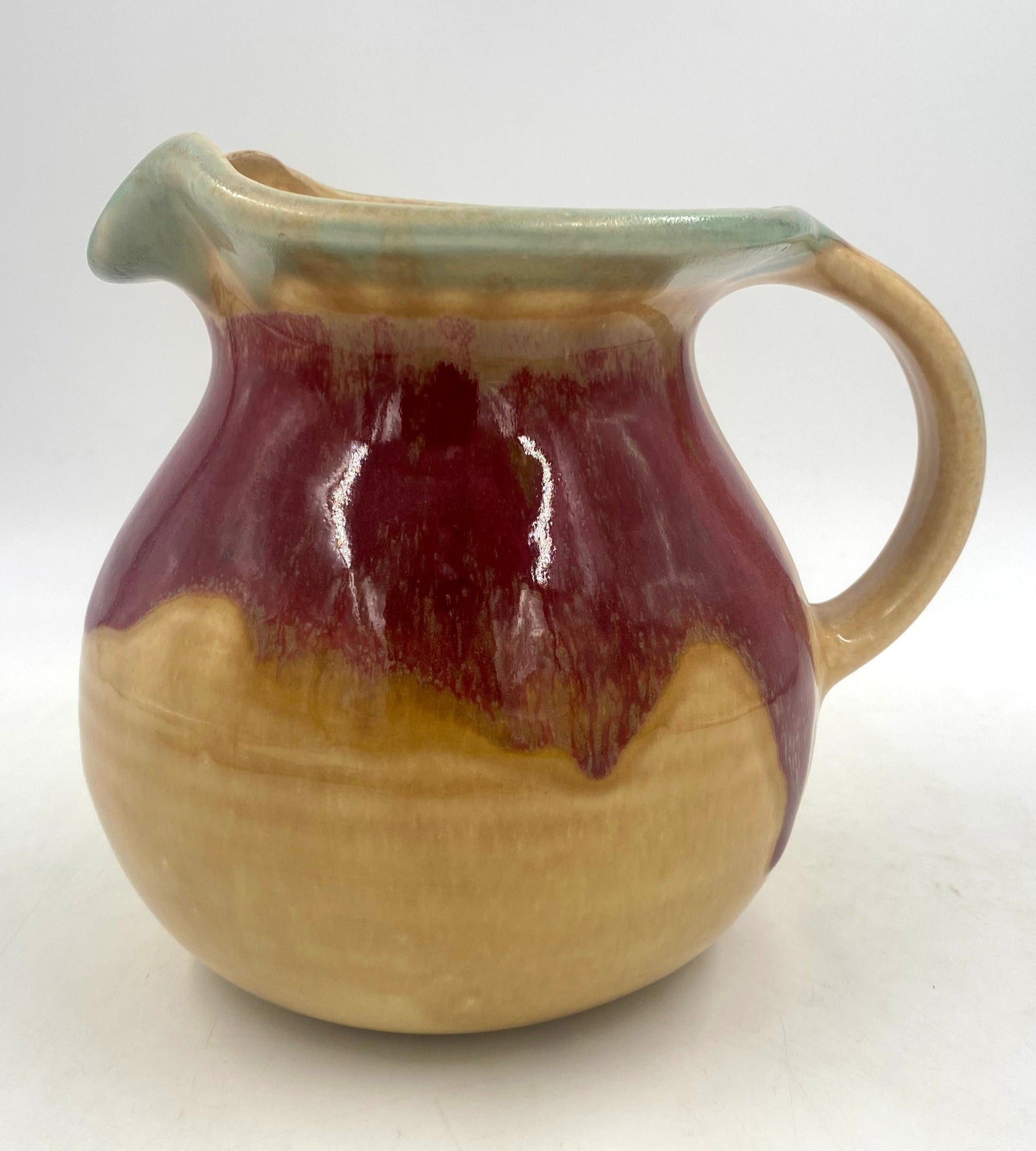 Red Tulip Pitcher - Lasser Ceramics