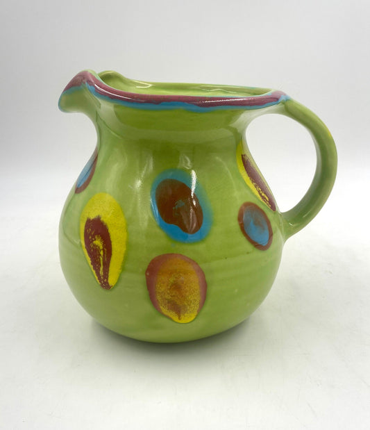 Planet Green Pitcher - Lasser Ceramics