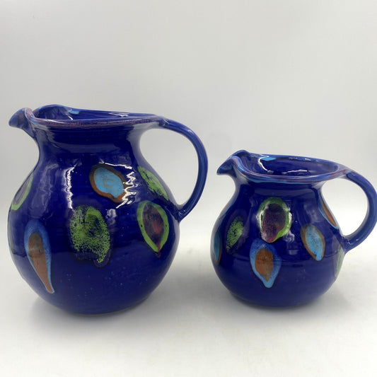 Galaxy Blue Pitcher - Lasser Ceramics