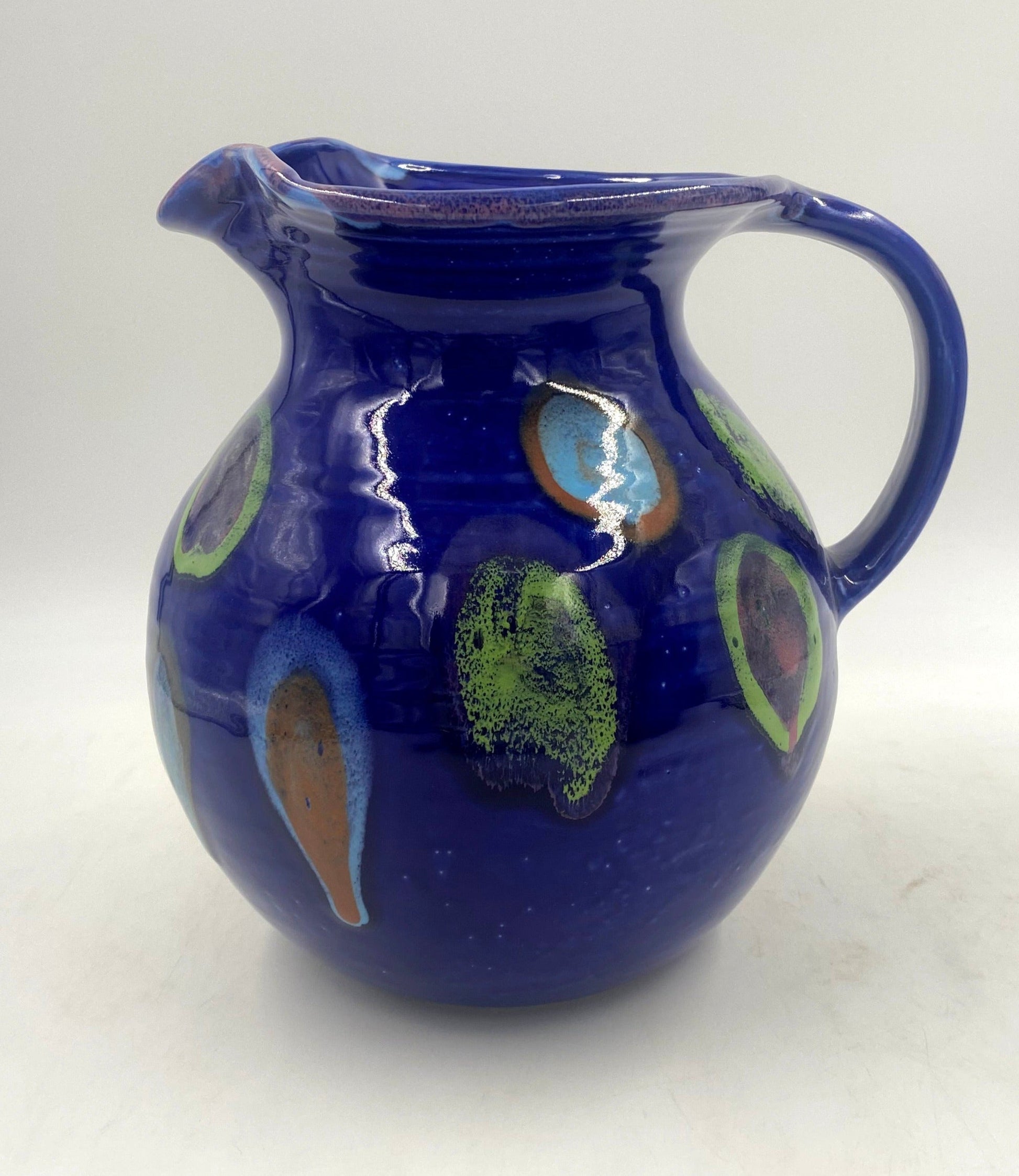 Galaxy Blue Pitcher - Lasser Ceramics