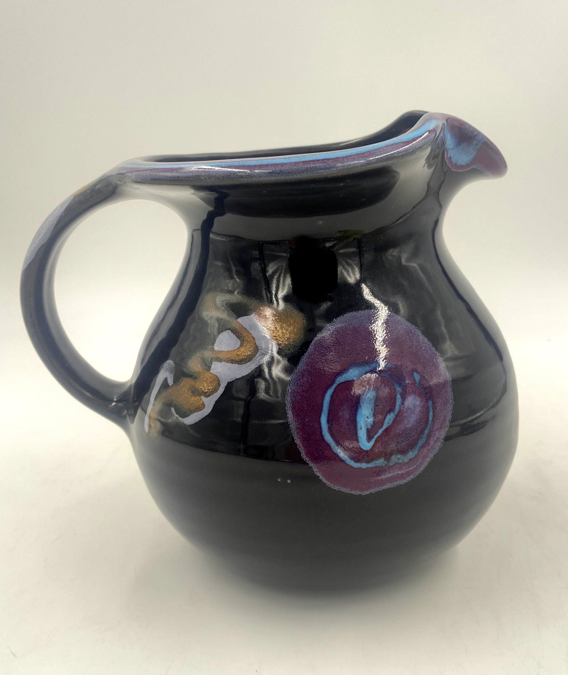 Black Out Pitcher - Lasser Ceramics
