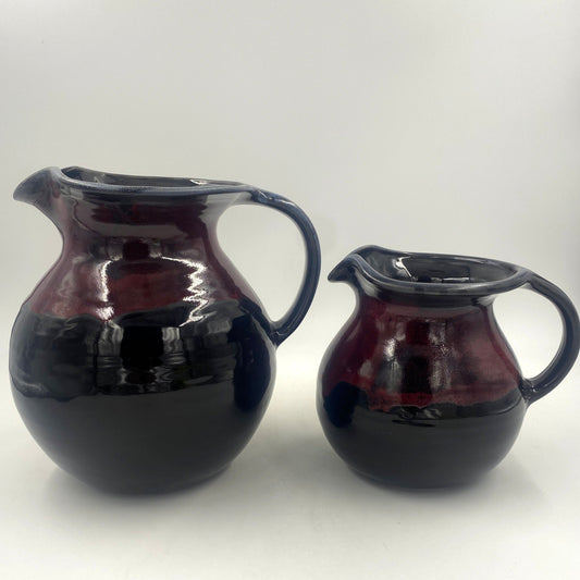 Midnight Tulip Pitcher - Lasser Ceramics