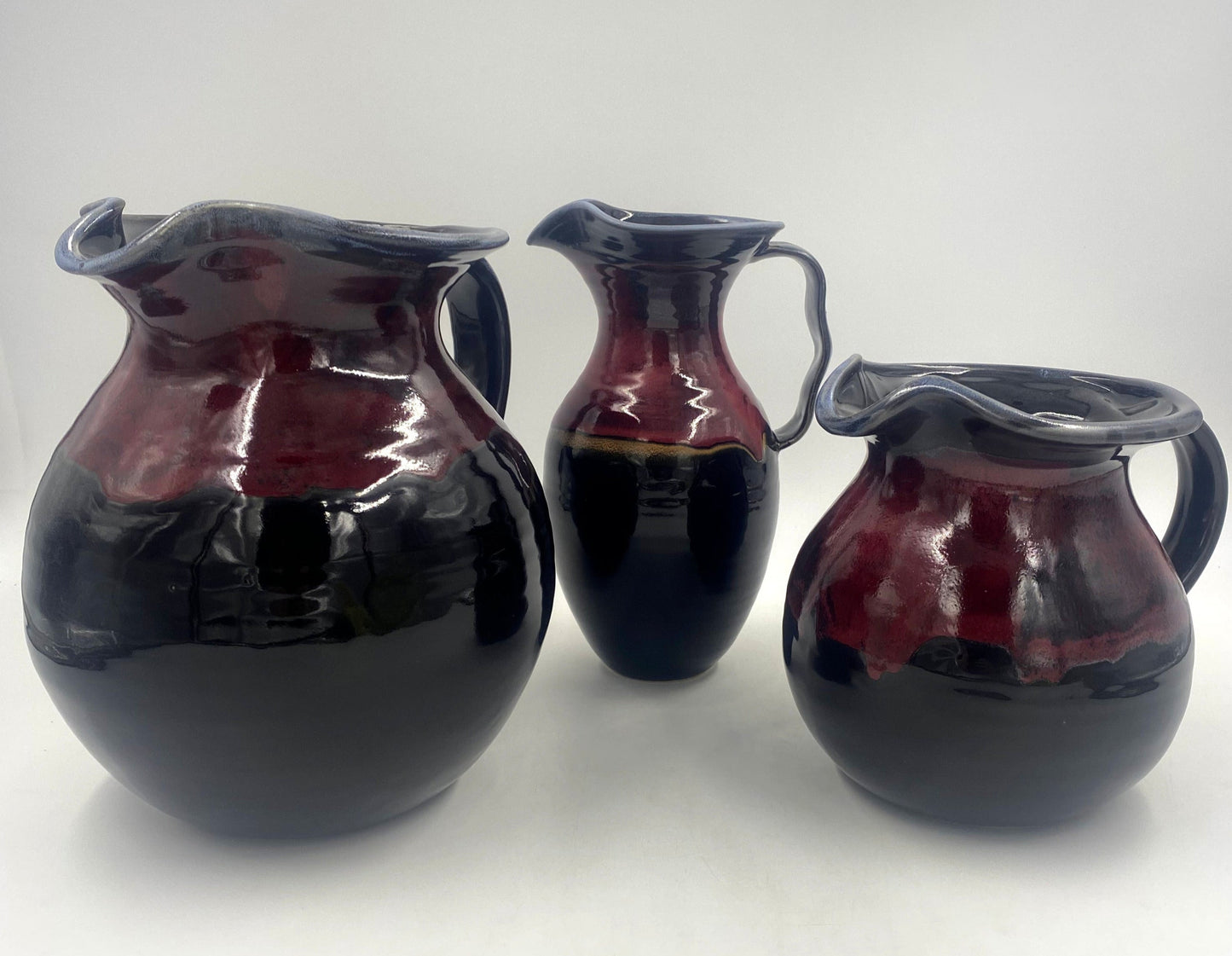 Midnight Tulip Petite Pitcher - Lasser Ceramics