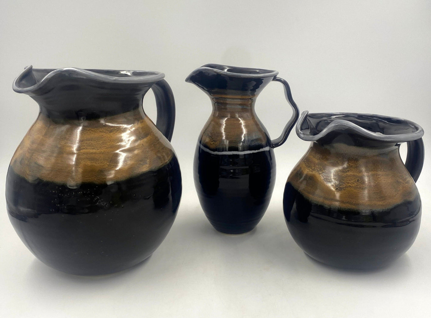 Tiger Stripe Petite Pitcher - Lasser Ceramics