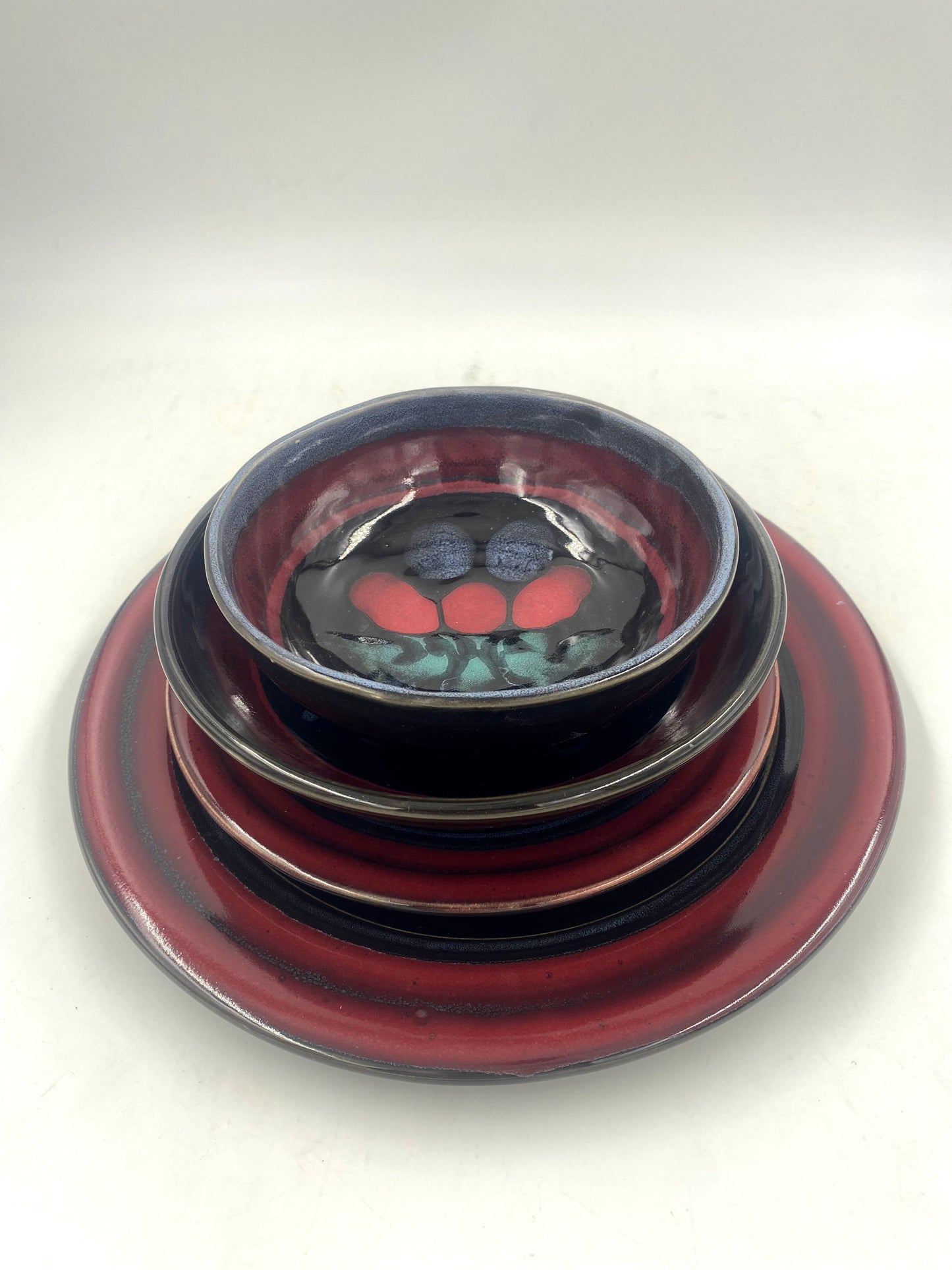 Midnight Tulip Baby Bowl - Lasser Ceramics