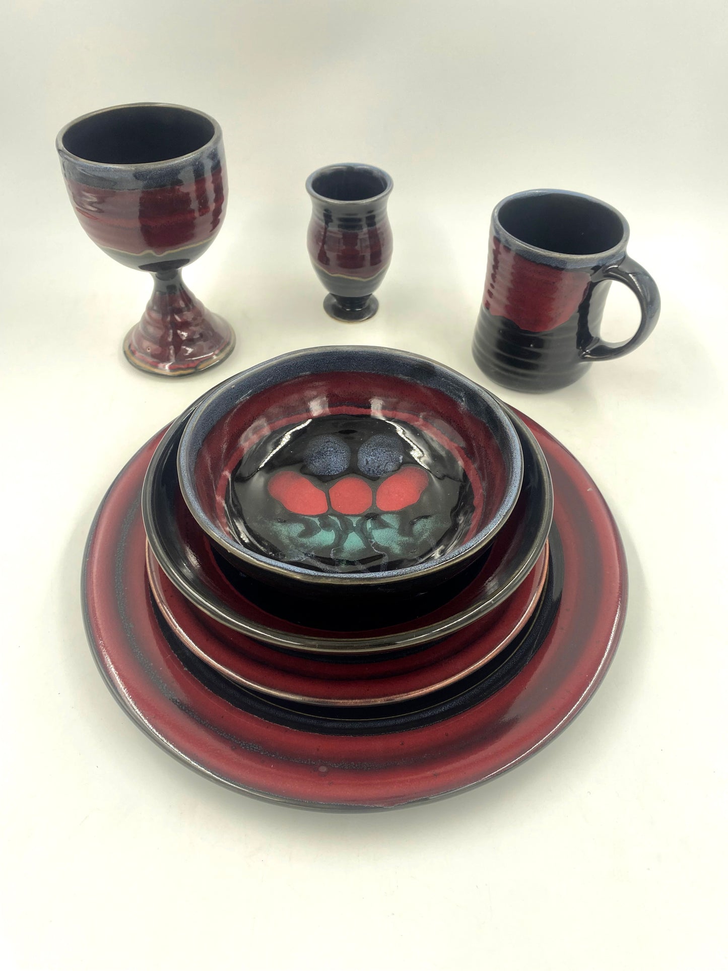 Midnight Tulip Demi - Lasser Ceramics