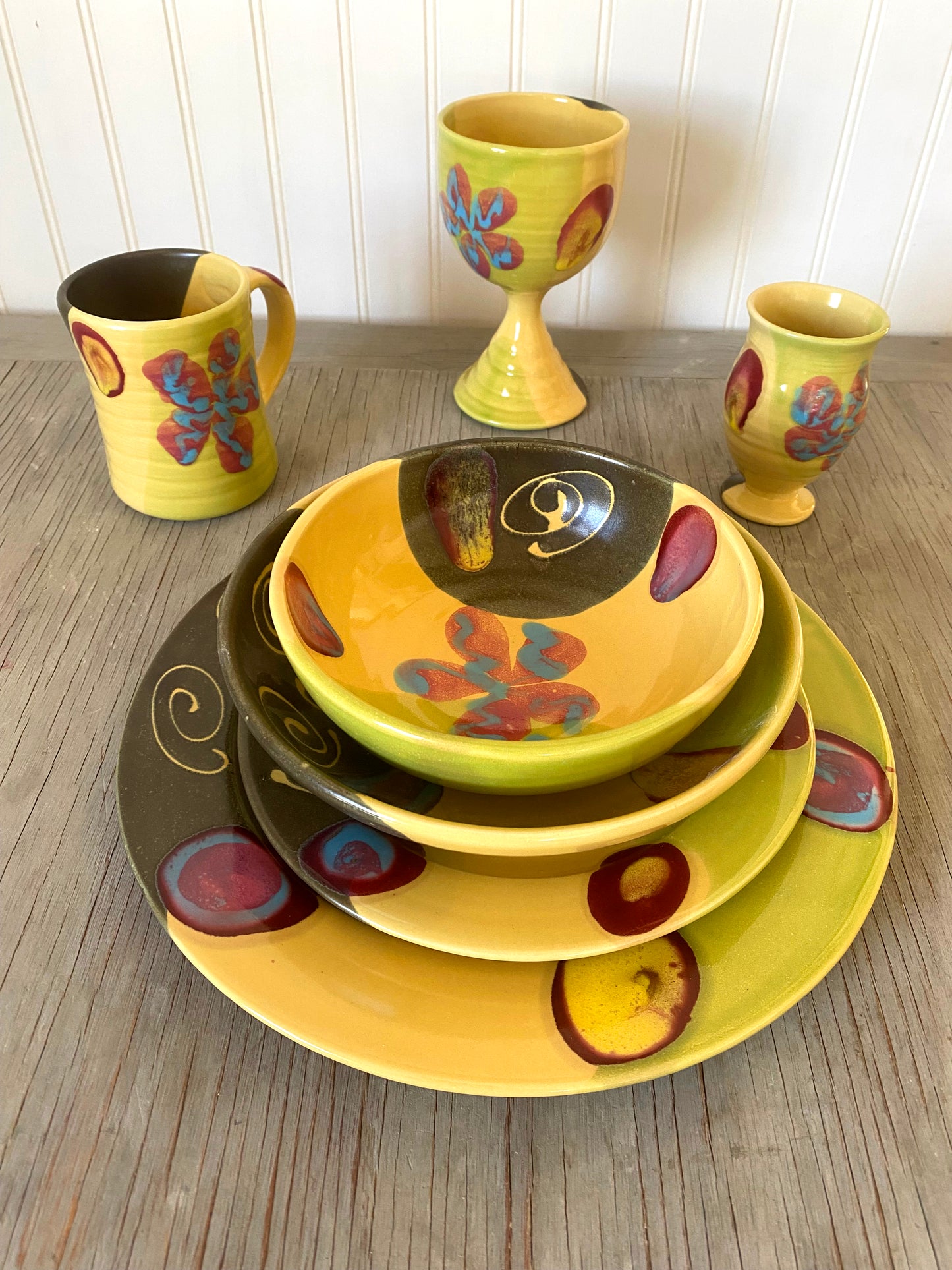 Marigold Poppy Baby Bowl - Lasser Ceramics