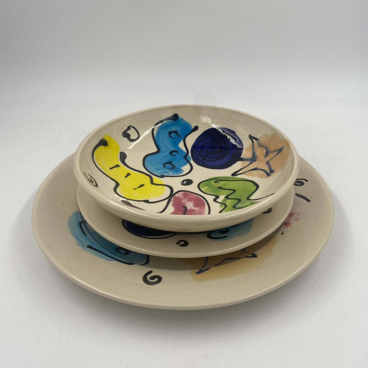 Beach Party Dinner Bowl - Lasser Ceramics