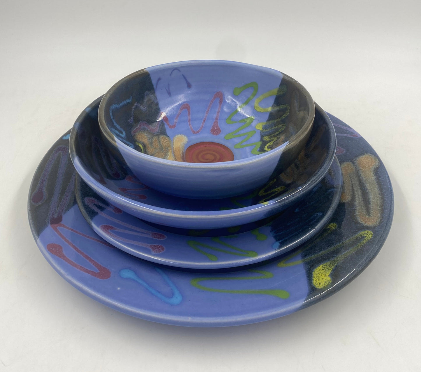 Blue Craze Baby Bowl - Lasser Ceramics