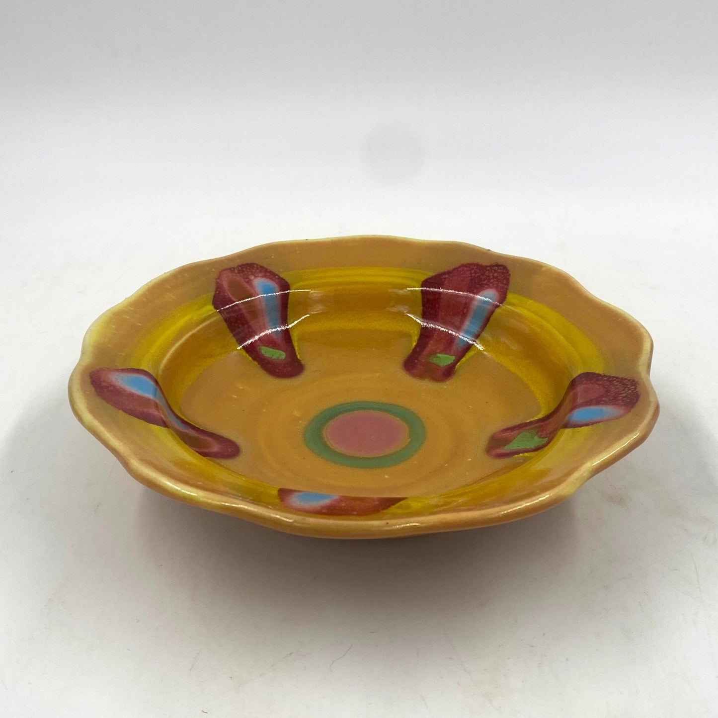 Mango Carved Rim Bowl - Lasser Ceramics