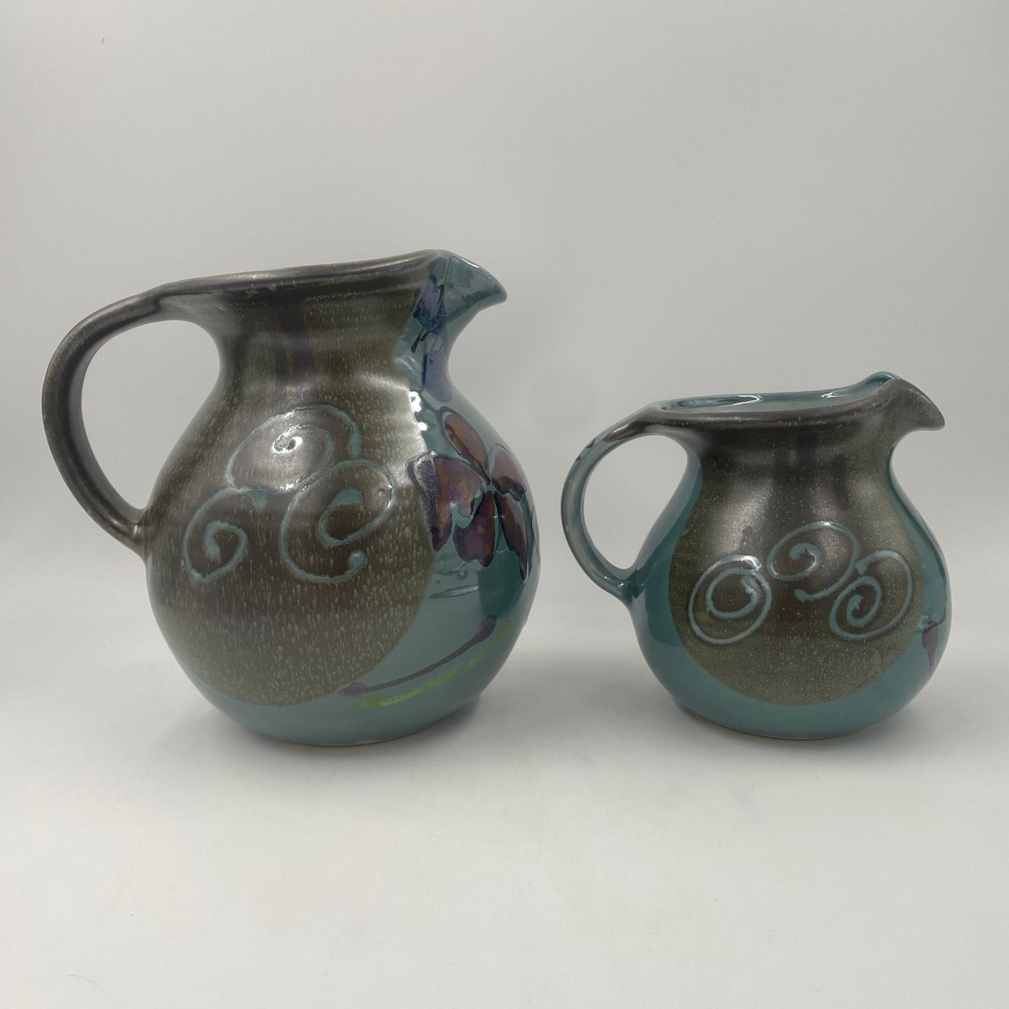 Green Poppy Pitcher