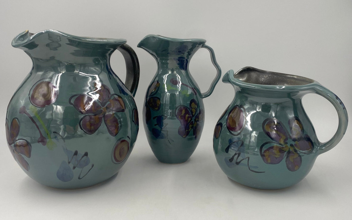 Green Poppy Pitcher